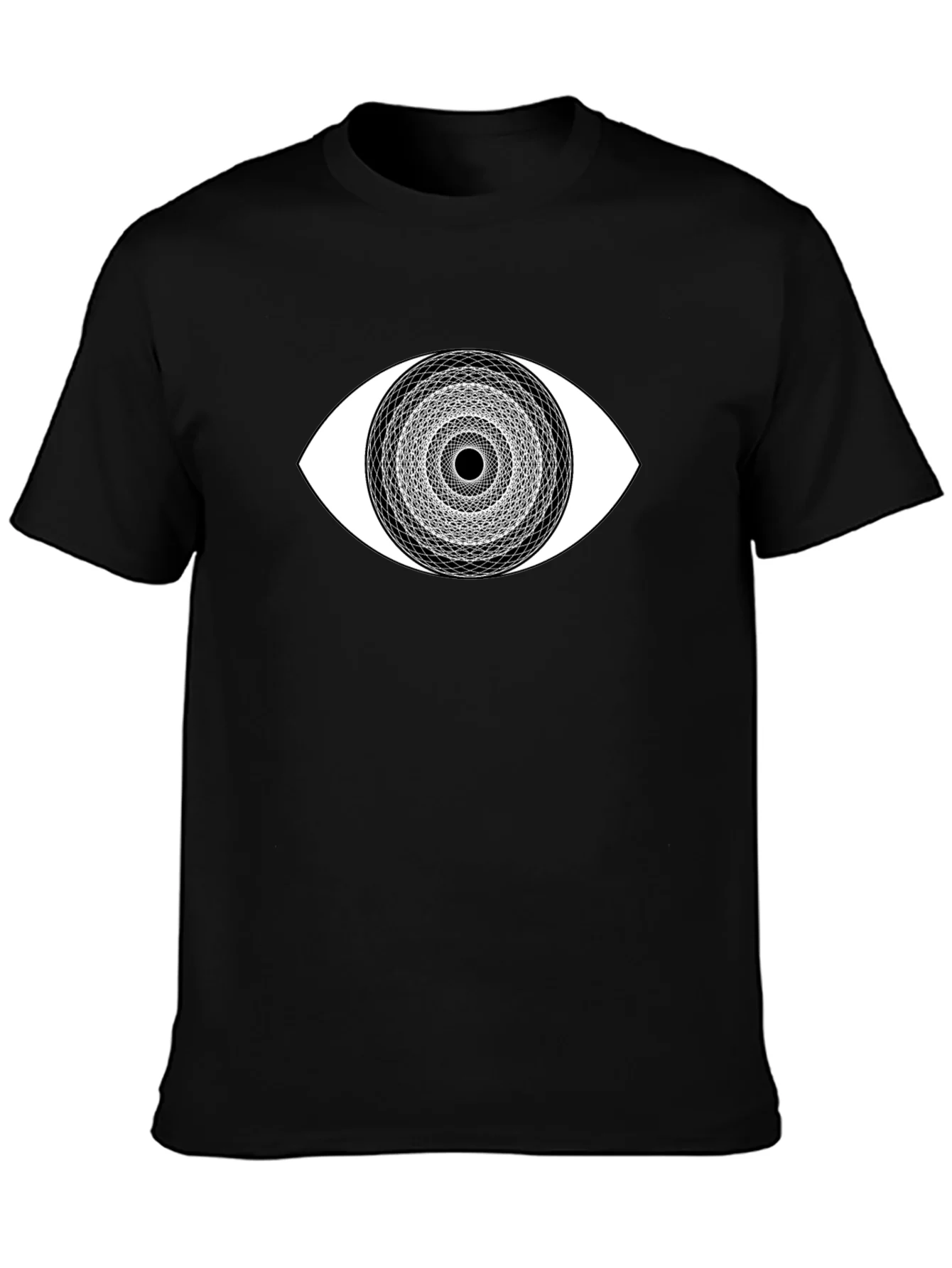 Camiseta Hombre Ojo Geom¨¦trico Algod¨®n