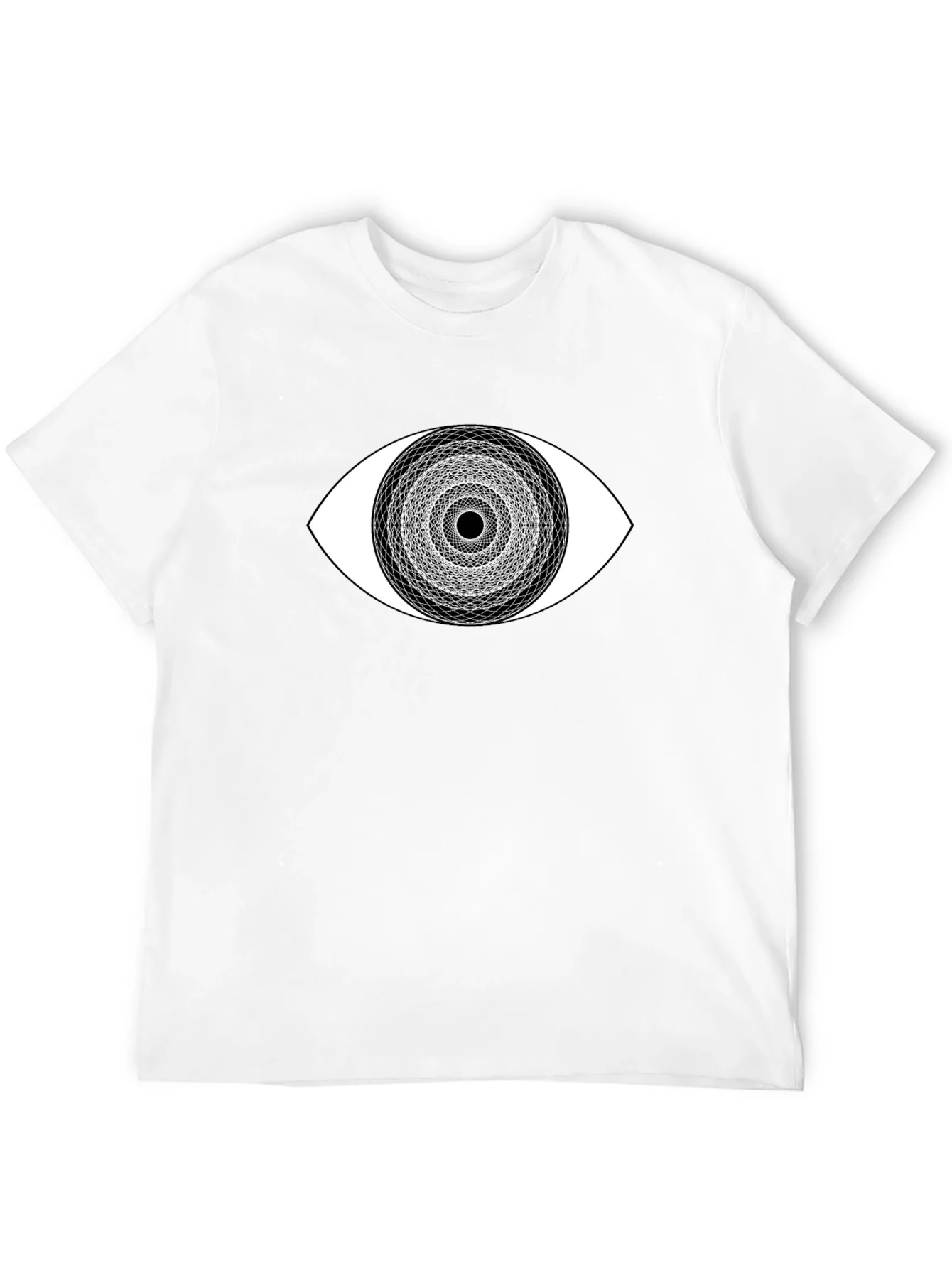 Camiseta Hombre Ojo Geom¨¦trico Algod¨®n