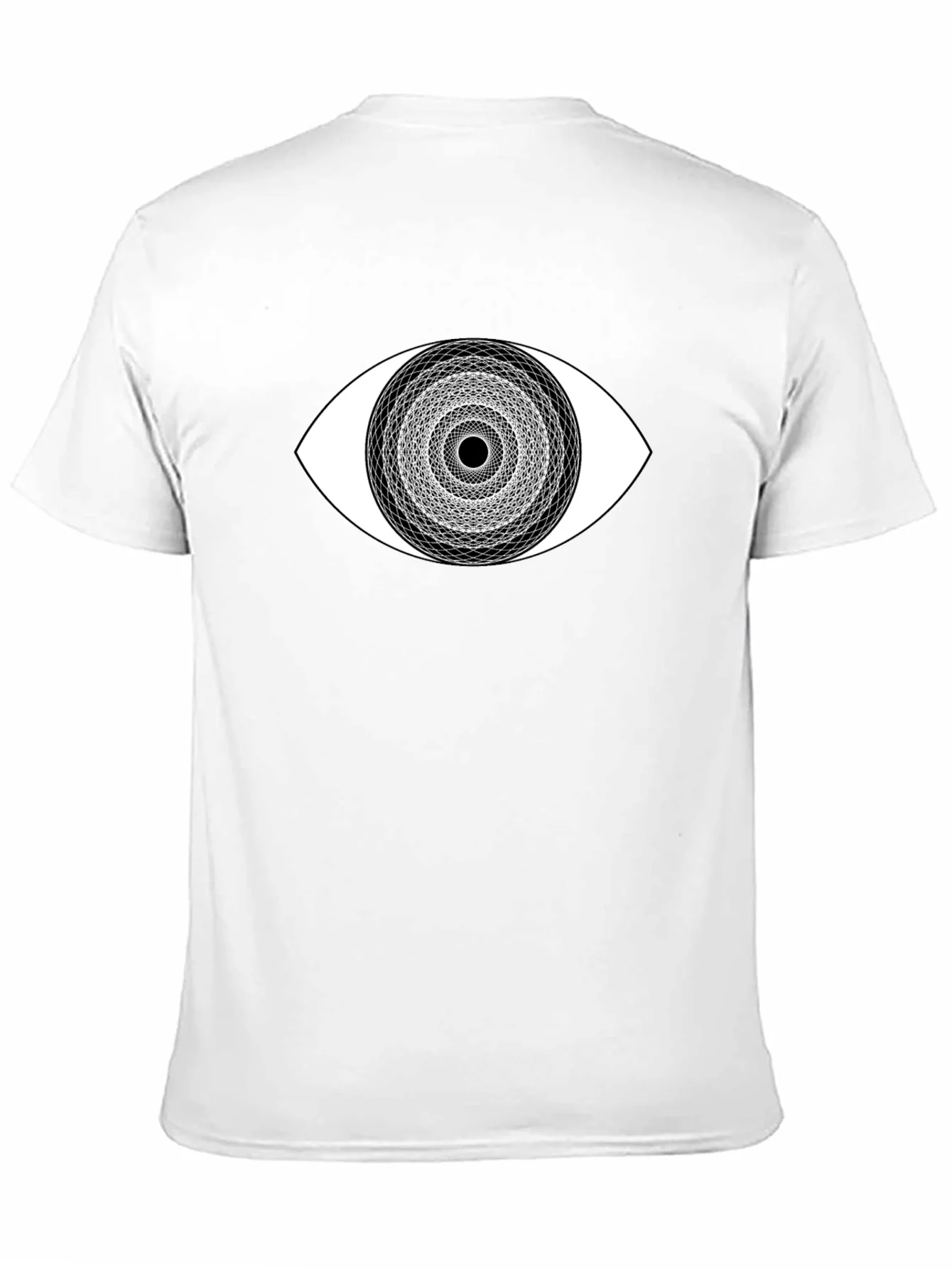 Camiseta Hombre Ojo Geom¨¦trico Algod¨®n