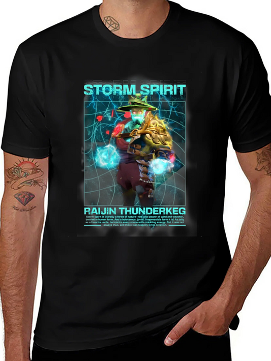 Rebbecca Storm Spirit Raijin Thunderkeg Graphic T-Shirt