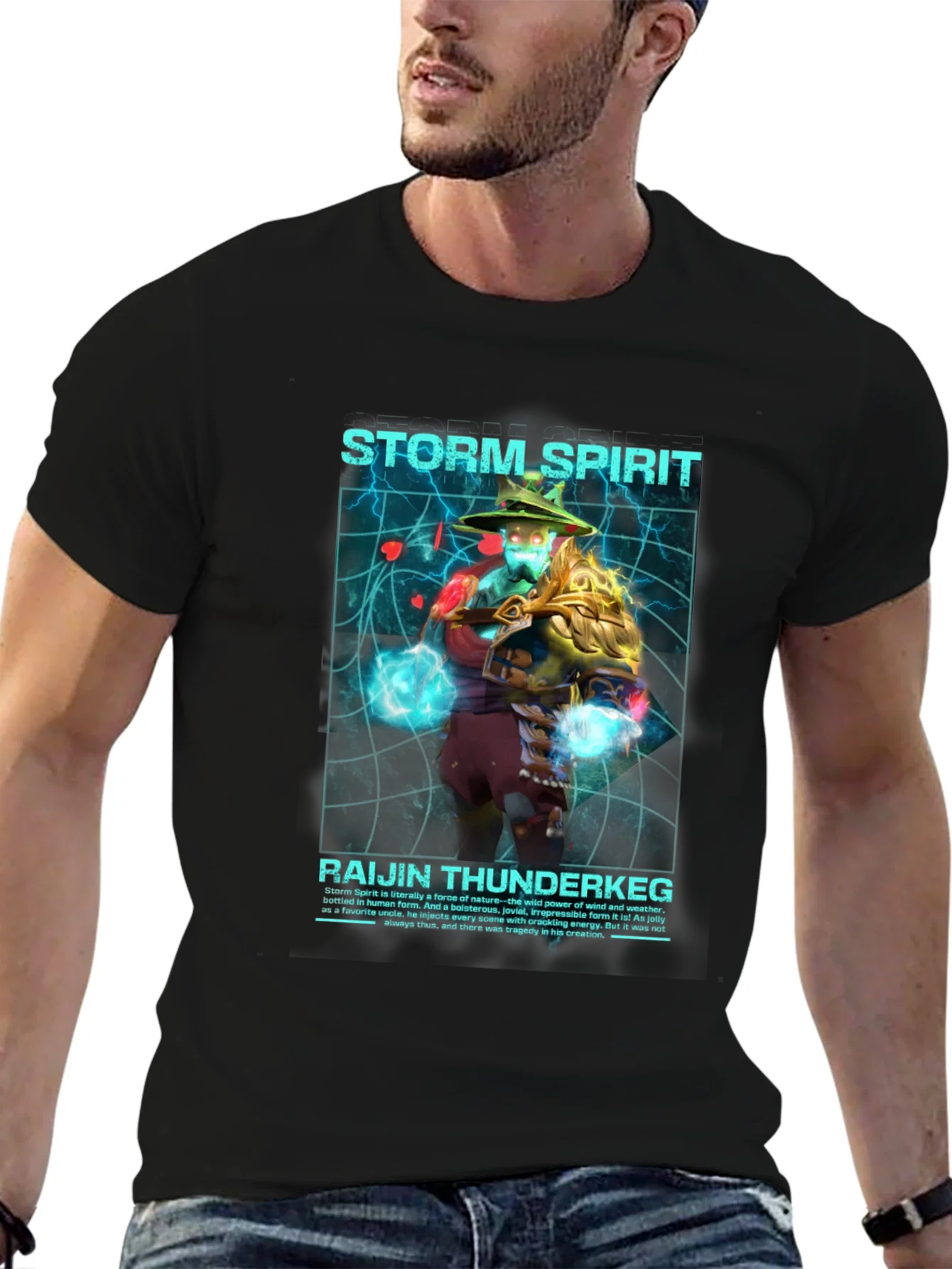 Rebbecca Storm Spirit Raijin Thunderkeg Graphic T-Shirt