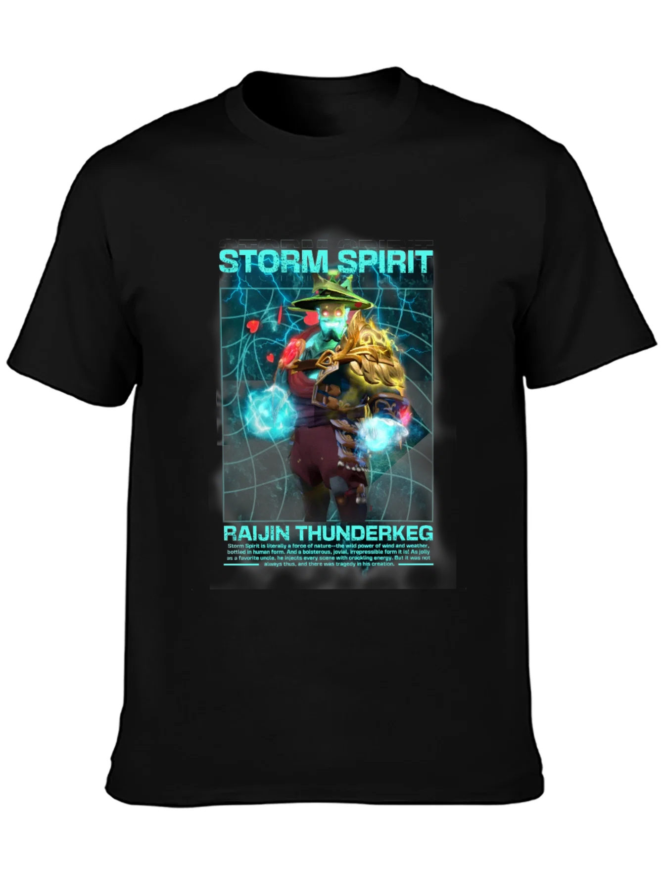 Rebbecca Storm Spirit Raijin Thunderkeg Graphic T-Shirt