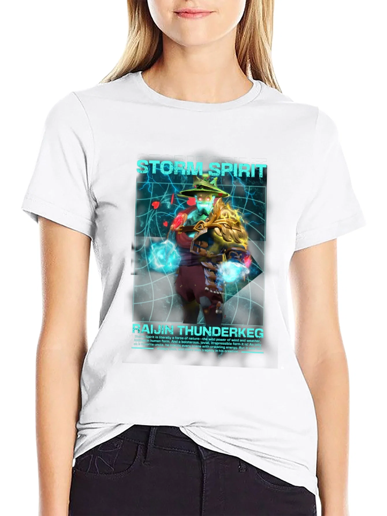 Rebbecca Storm Spirit Raijin Thunderkeg Graphic T-Shirt