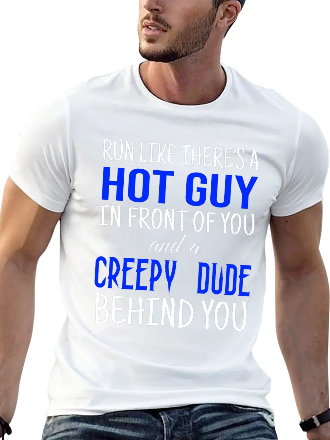 Rebbecca Run Like Theres A Hot Guy T-Shirt
