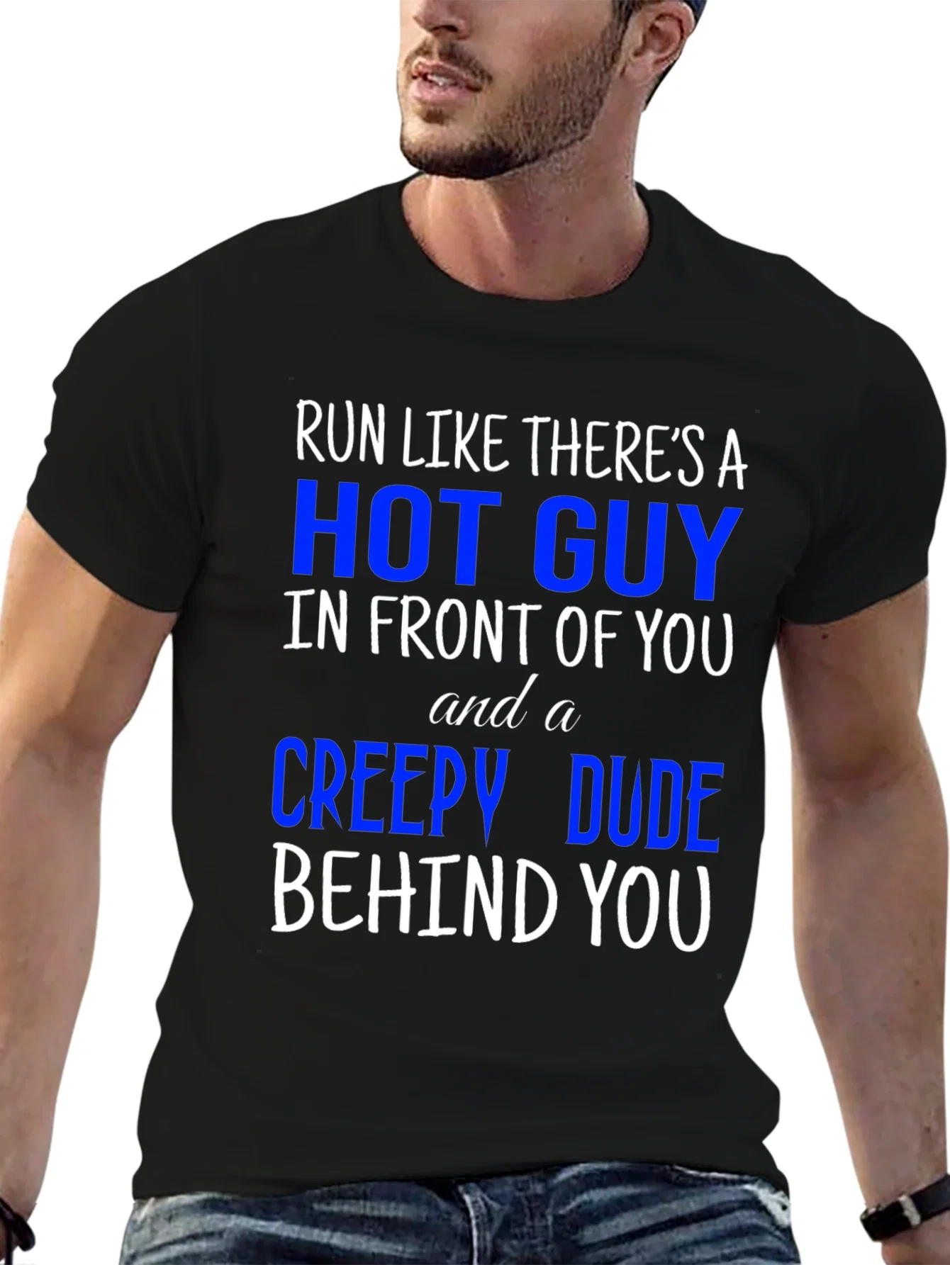 Rebbecca Run Like Theres A Hot Guy T-Shirt
