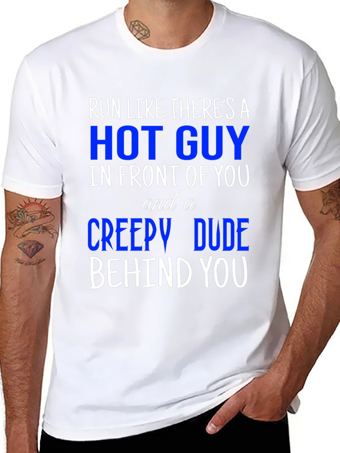 Rebbecca Run Like Theres A Hot Guy T-Shirt
