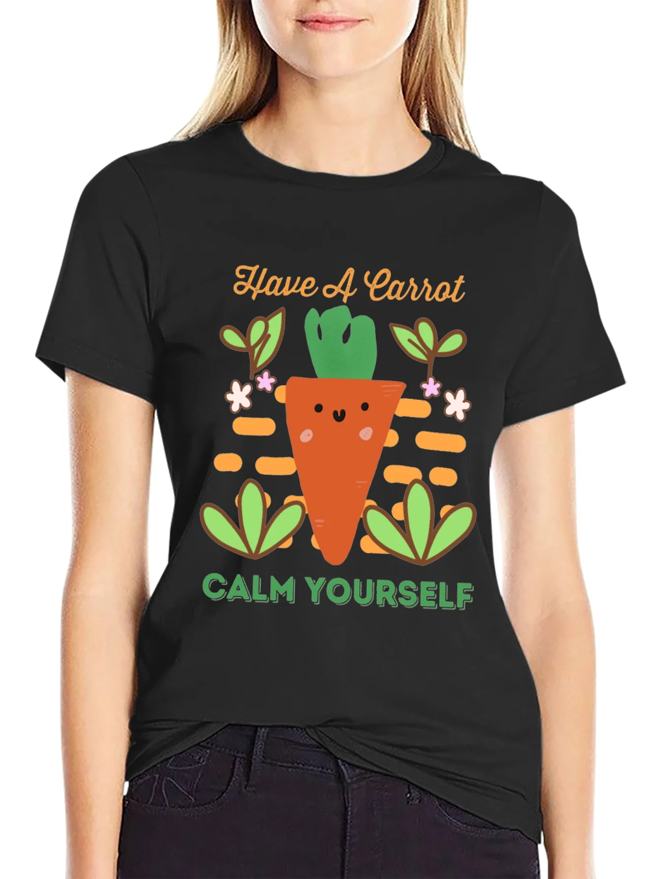 Rebbecca Have a Carrot T-Shirt - Calm Yourself