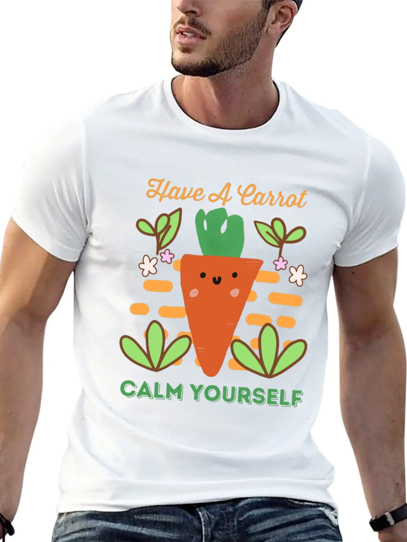 Rebbecca Have a Carrot T-Shirt - Calm Yourself