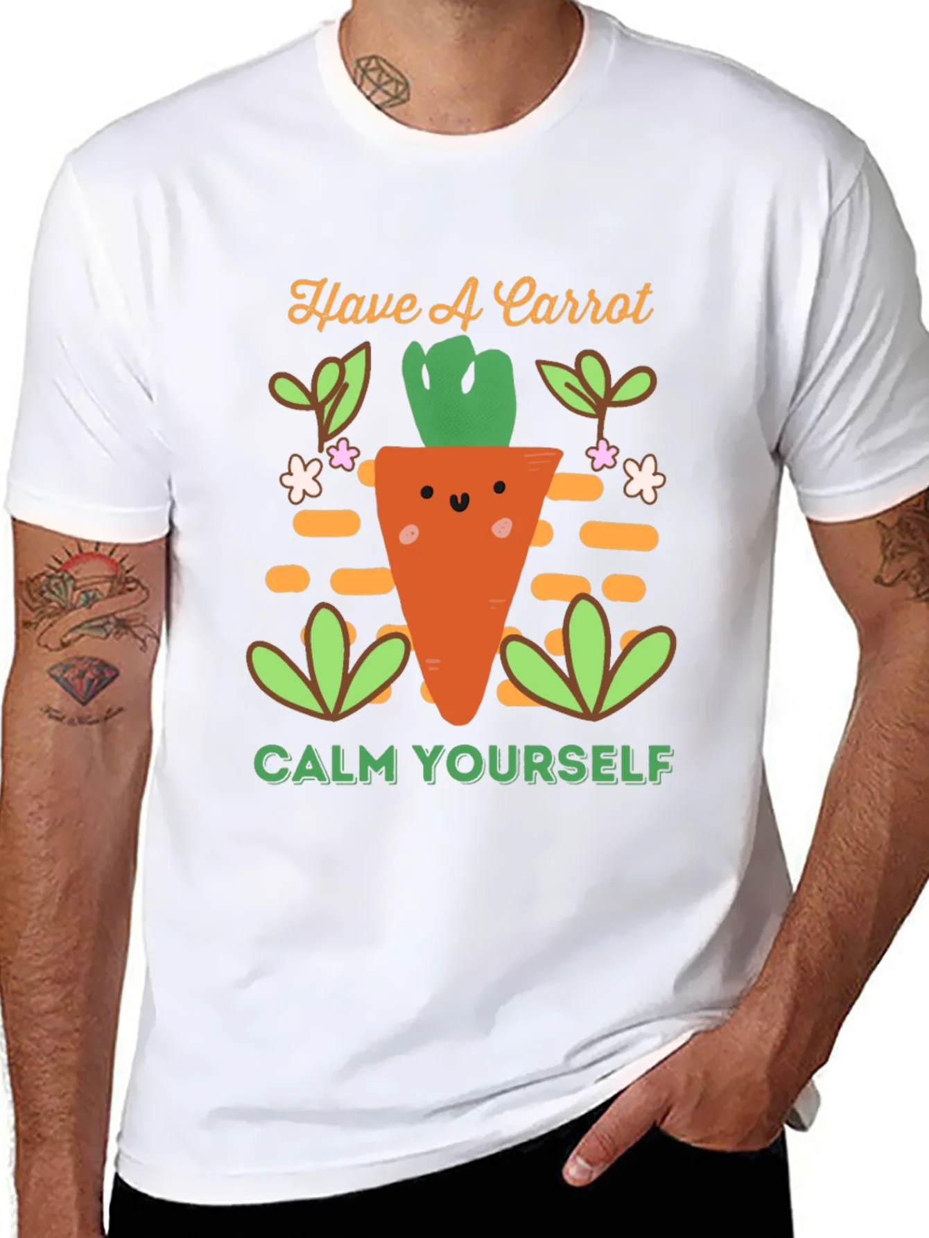Rebbecca Have a Carrot T-Shirt - Calm Yourself