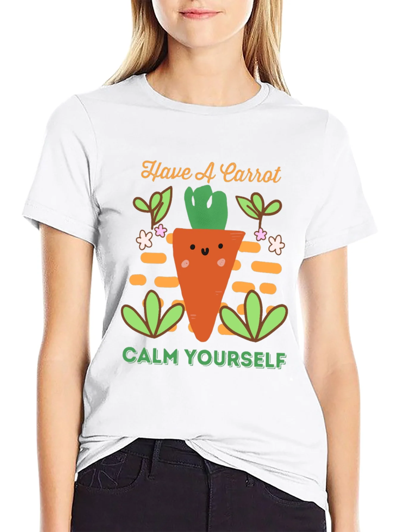 Rebbecca Have a Carrot T-Shirt - Calm Yourself