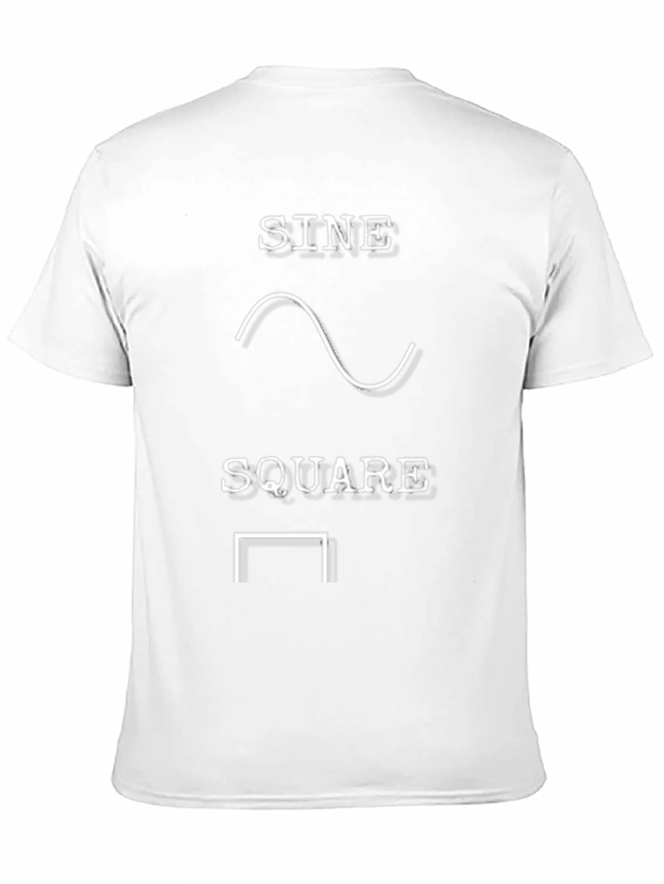 Camiseta Negra Sine Wave Square Wave Geek