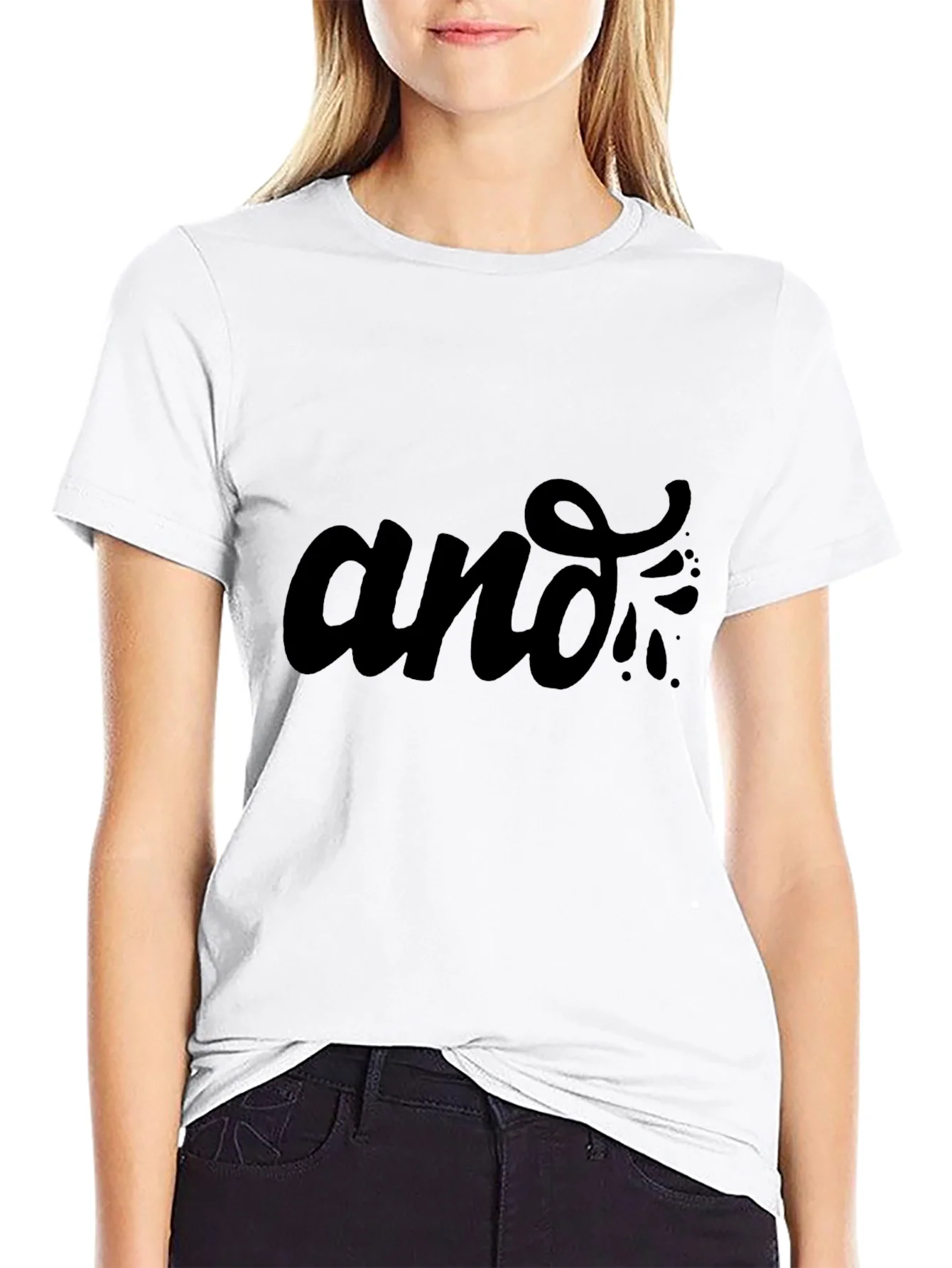 Rebbecca Stylish and Graphic Black T-Shirt