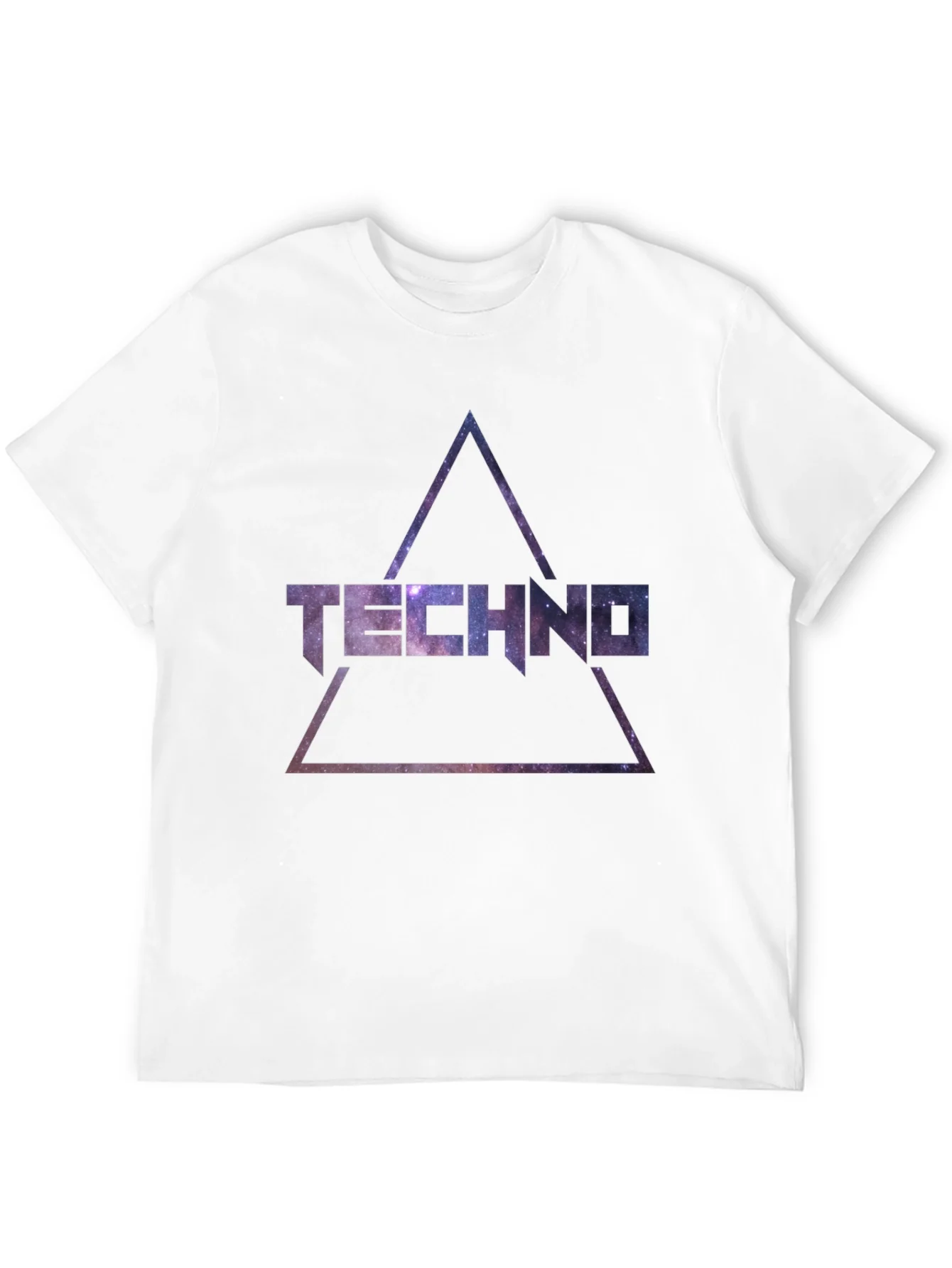 Rebbecca Techno Galaxy T-Shirt - Cosmic Triangle Design