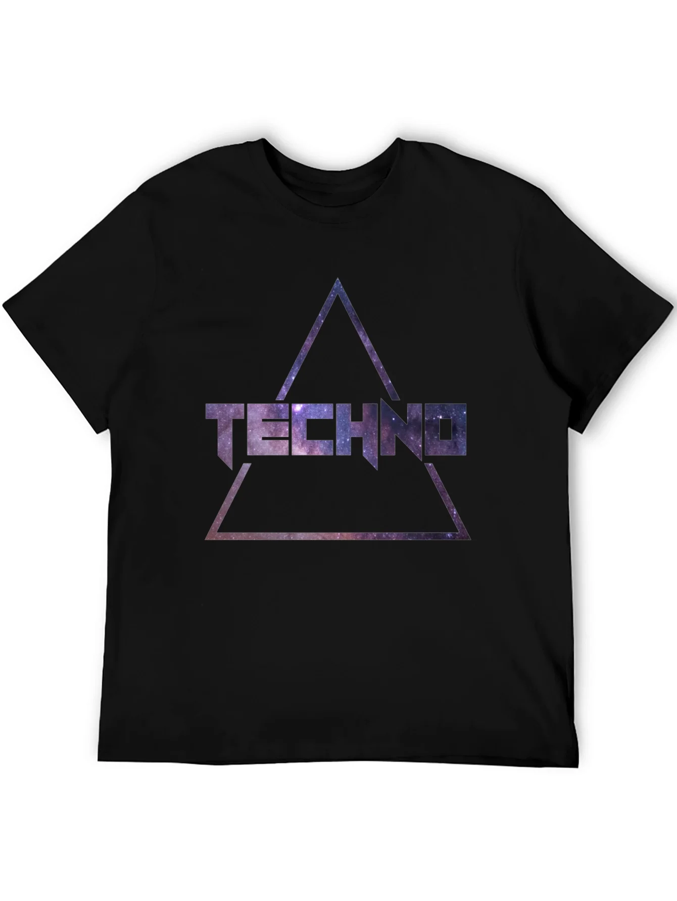 Rebbecca Techno Galaxy T-Shirt - Cosmic Triangle Design