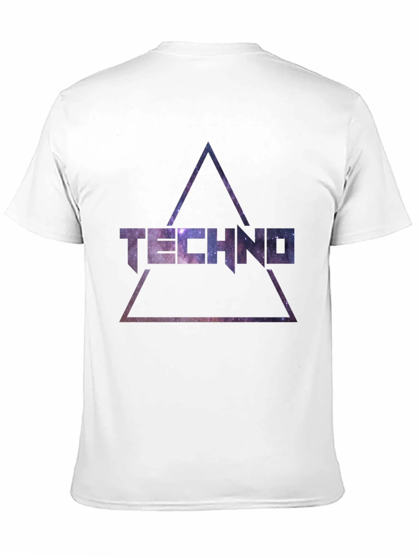 Rebbecca Techno Galaxy T-Shirt - Cosmic Triangle Design