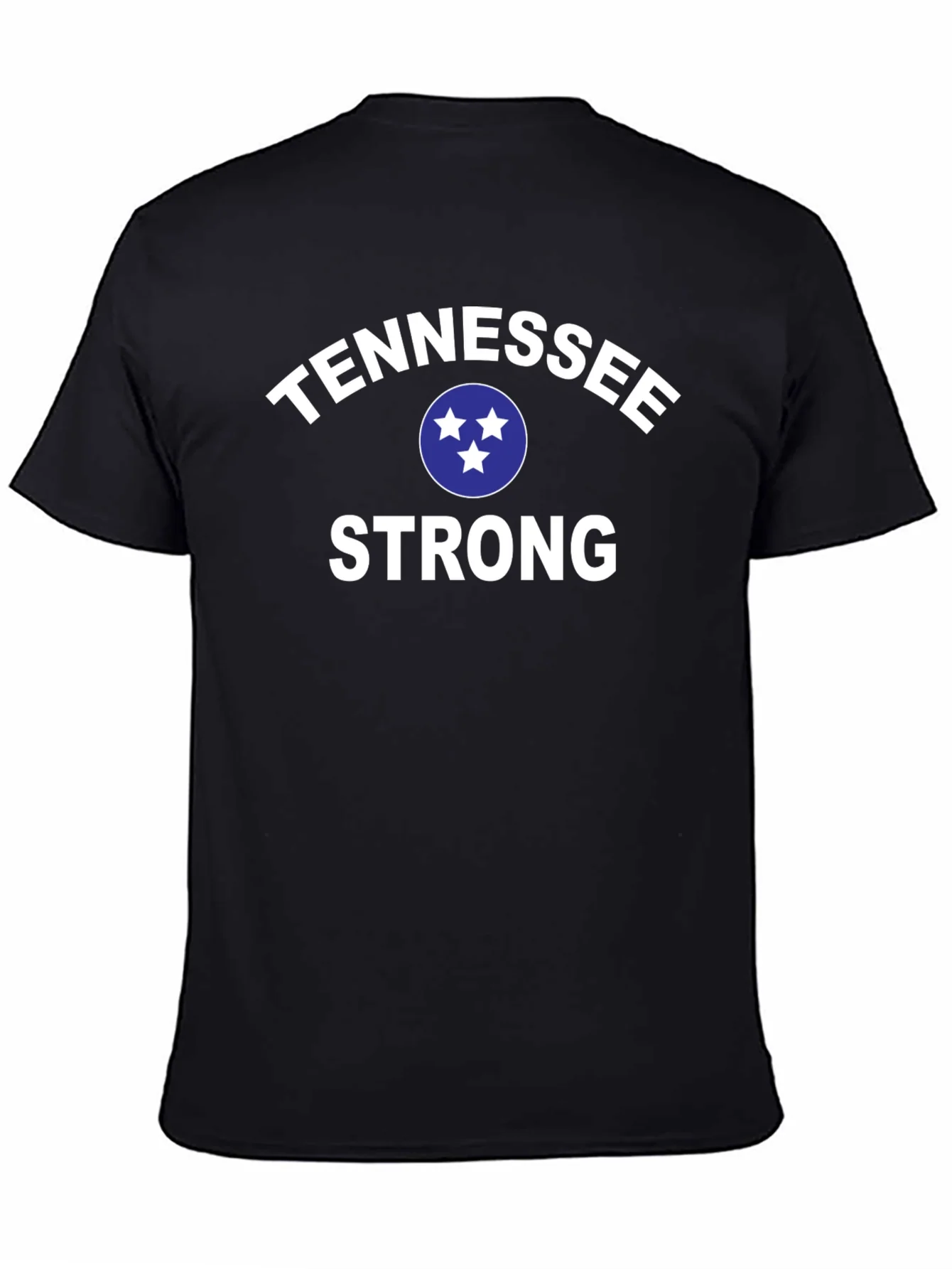 Camiseta Tennessee Strong Negra para Hombre