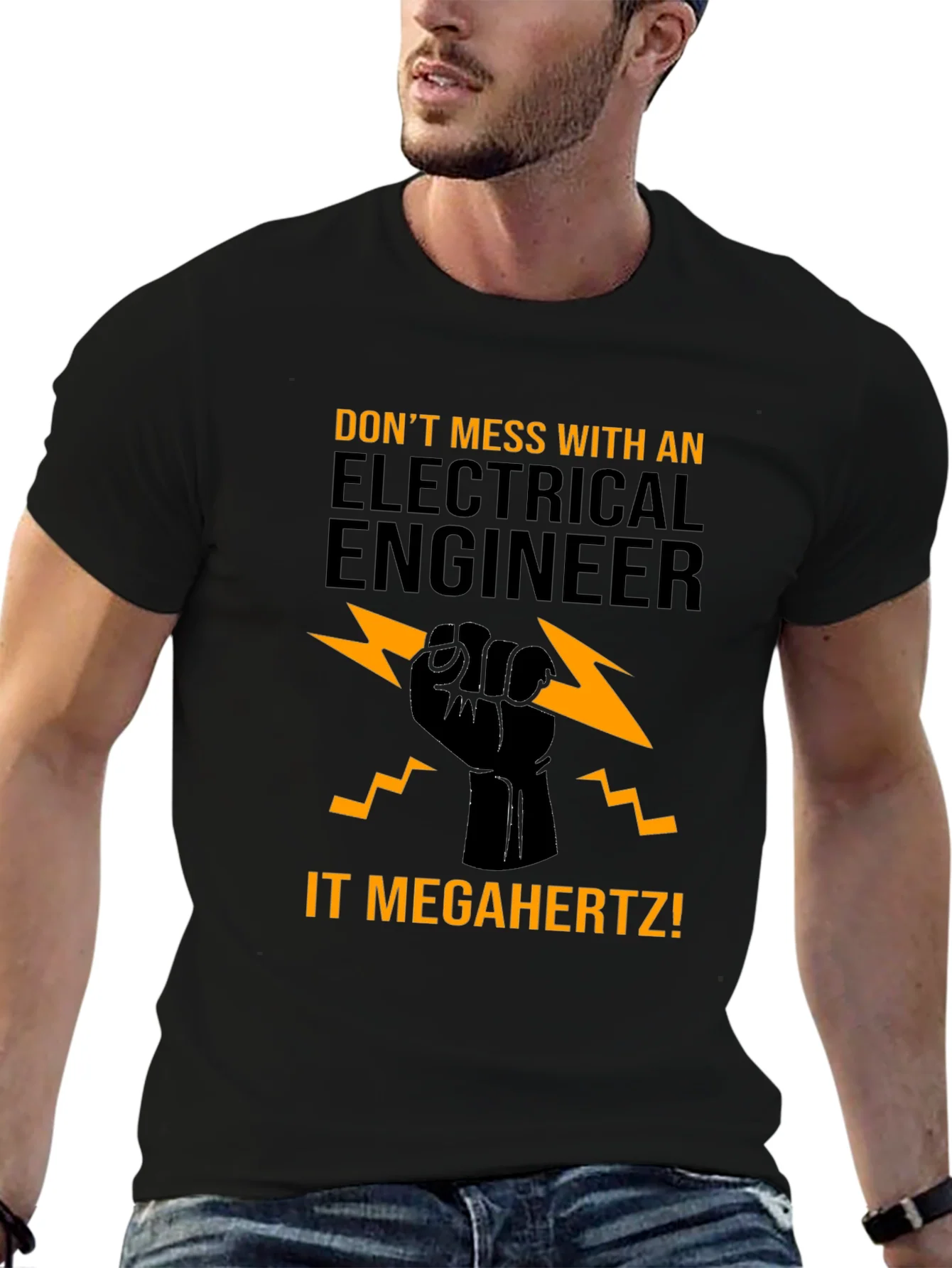 Camiseta Ingeniero El¨¦ctrico: ?Megahertz!