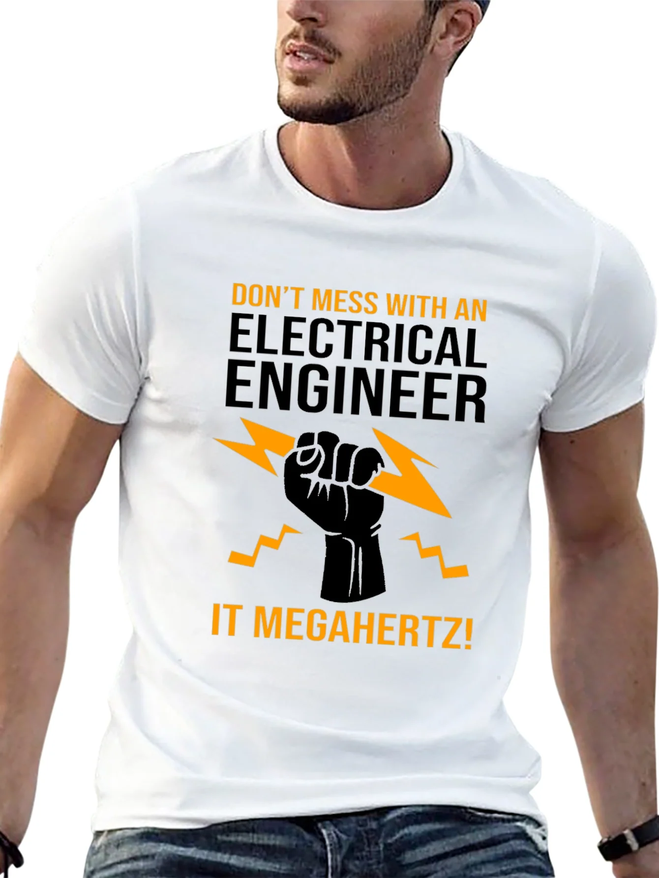 Camiseta Ingeniero El¨¦ctrico: ?Megahertz!