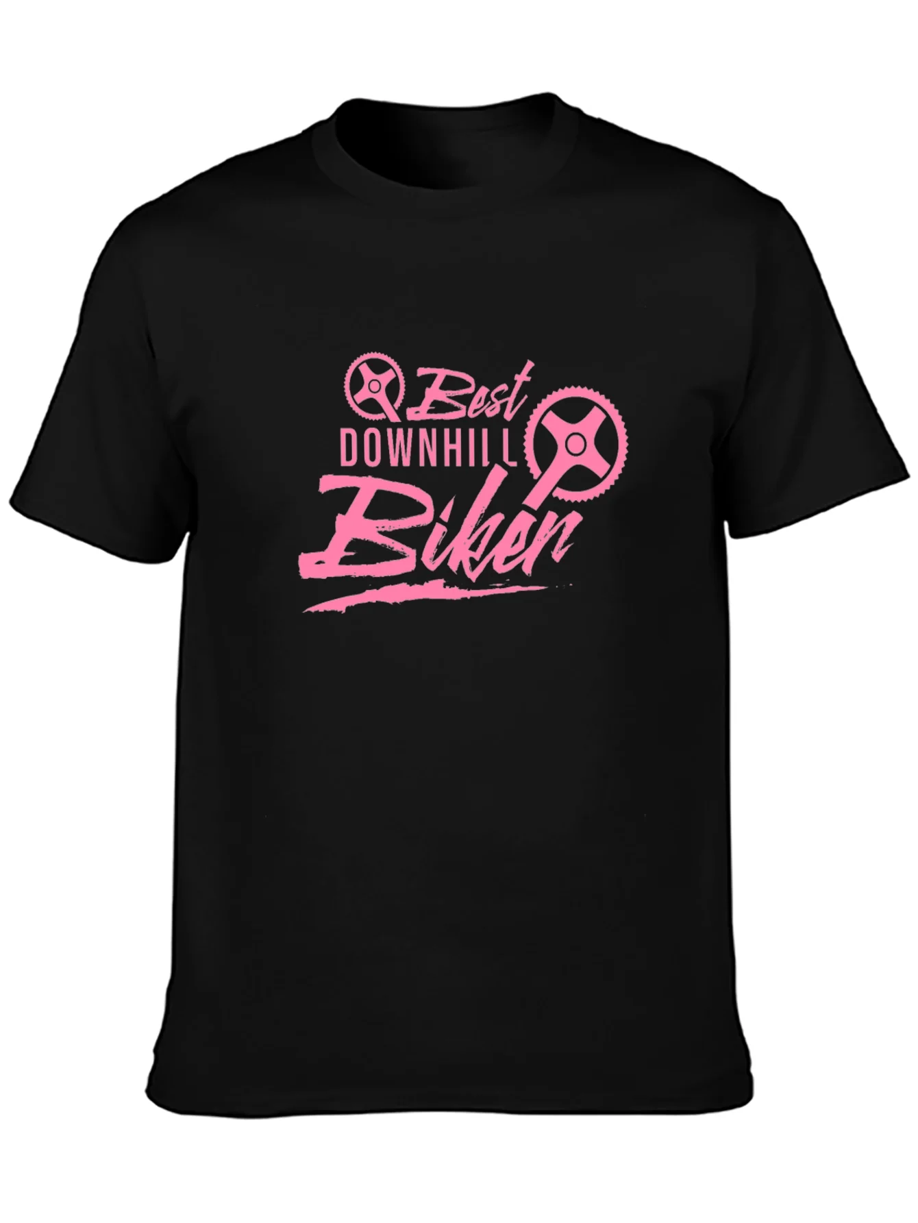 Camiseta Negra Best Downhill Biker