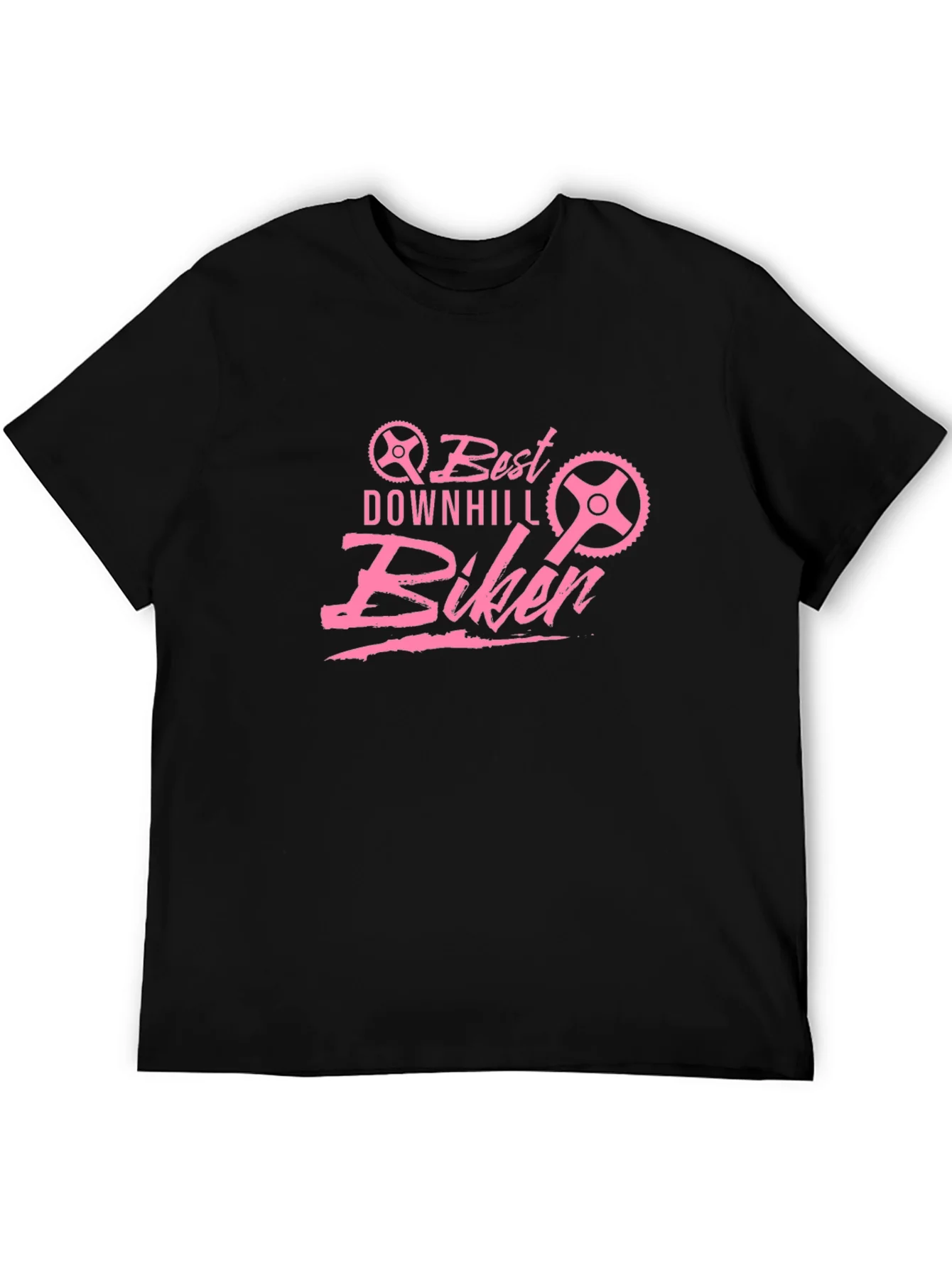 Camiseta Negra Best Downhill Biker
