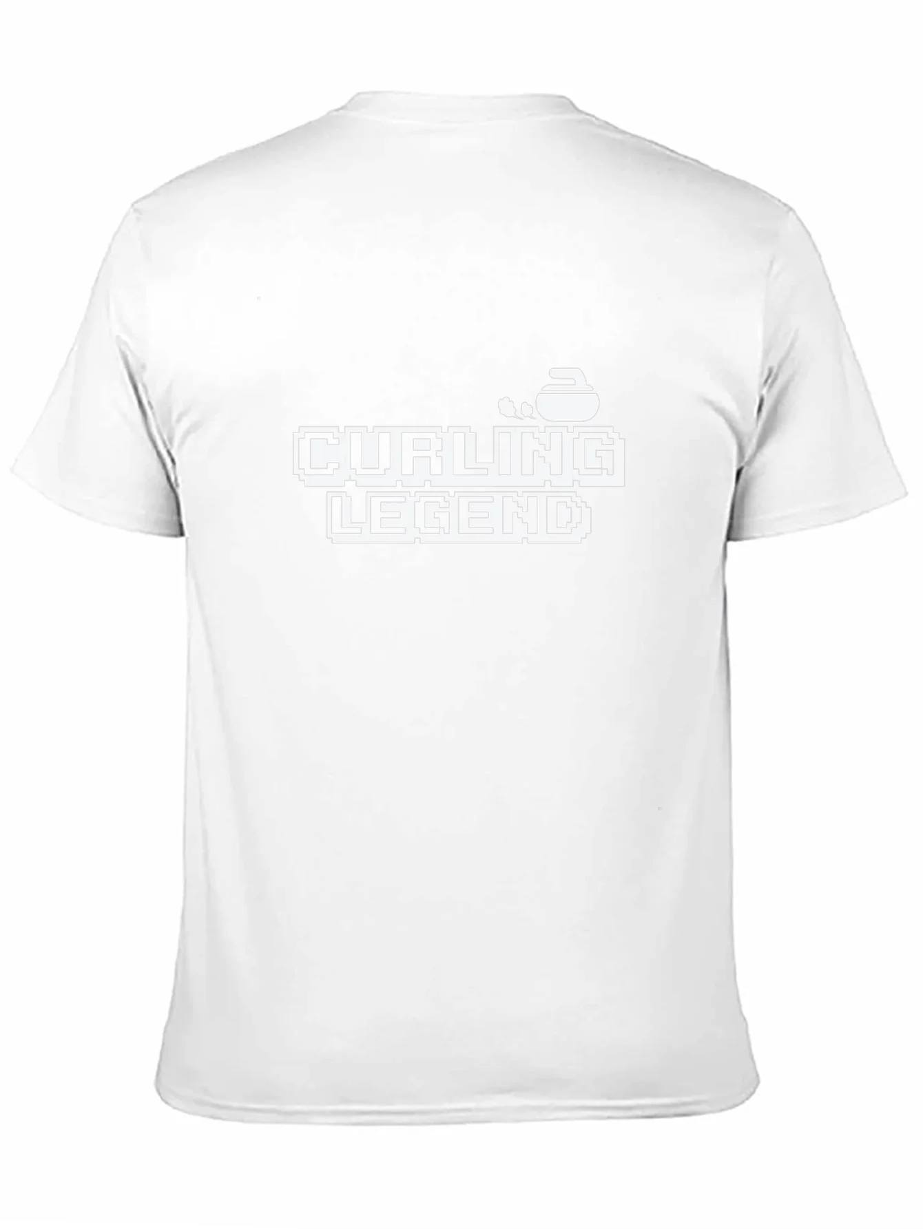Camiseta Negra Curling Legend - Estilo Retro