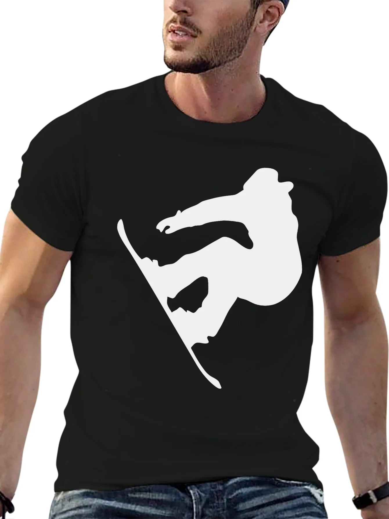Rebbecca Snowboard Silhouette Black T-Shirt