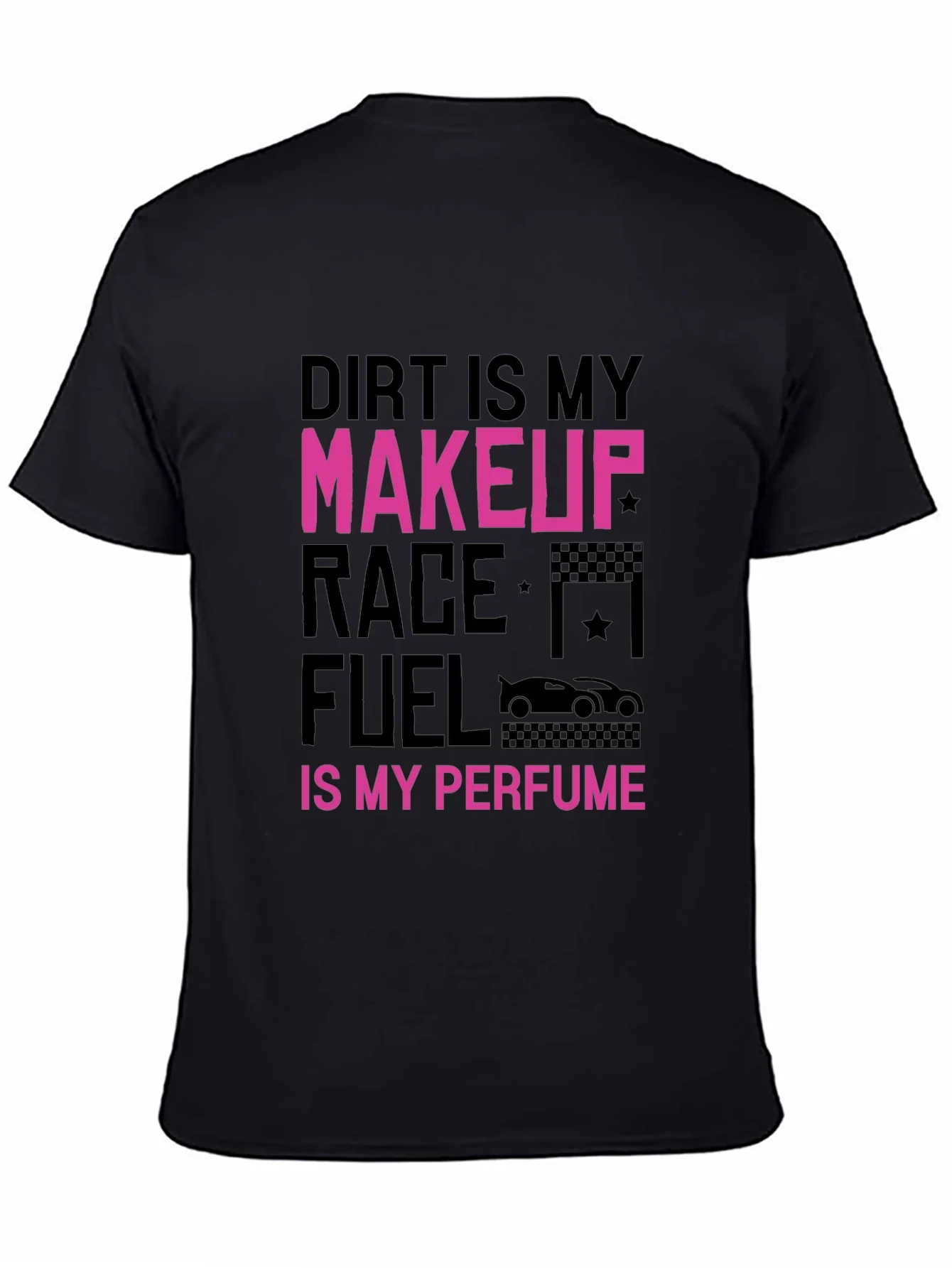 Camiseta Negra Dirt is My Makeup