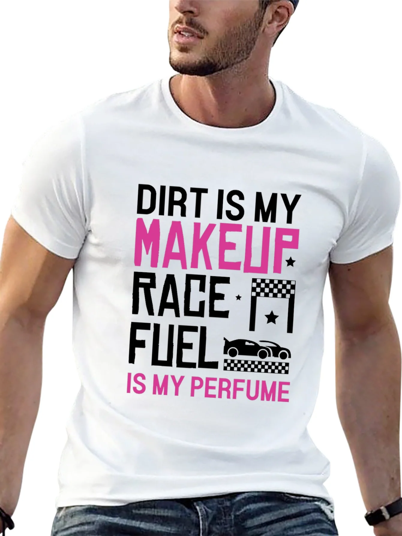 Camiseta Negra Dirt is My Makeup