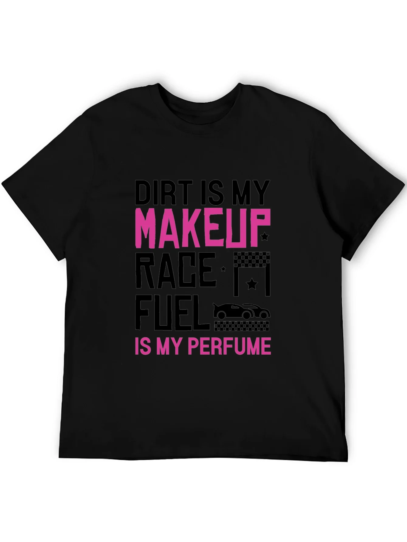Camiseta Negra Dirt is My Makeup