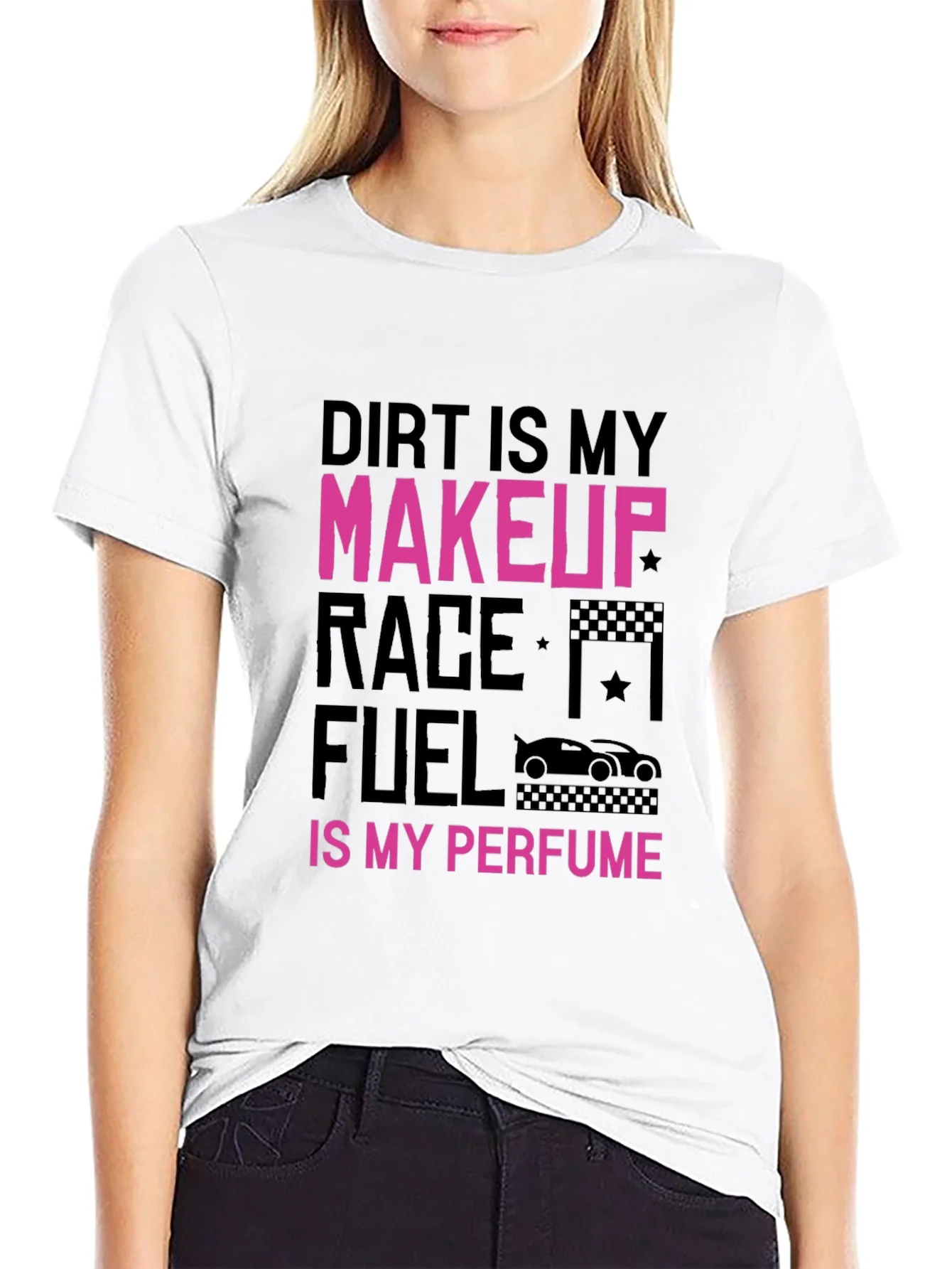 Camiseta Negra Dirt is My Makeup