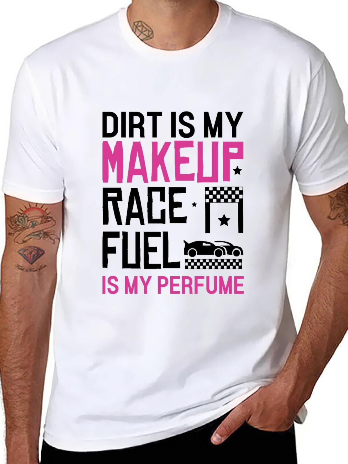 Camiseta Negra Dirt is My Makeup