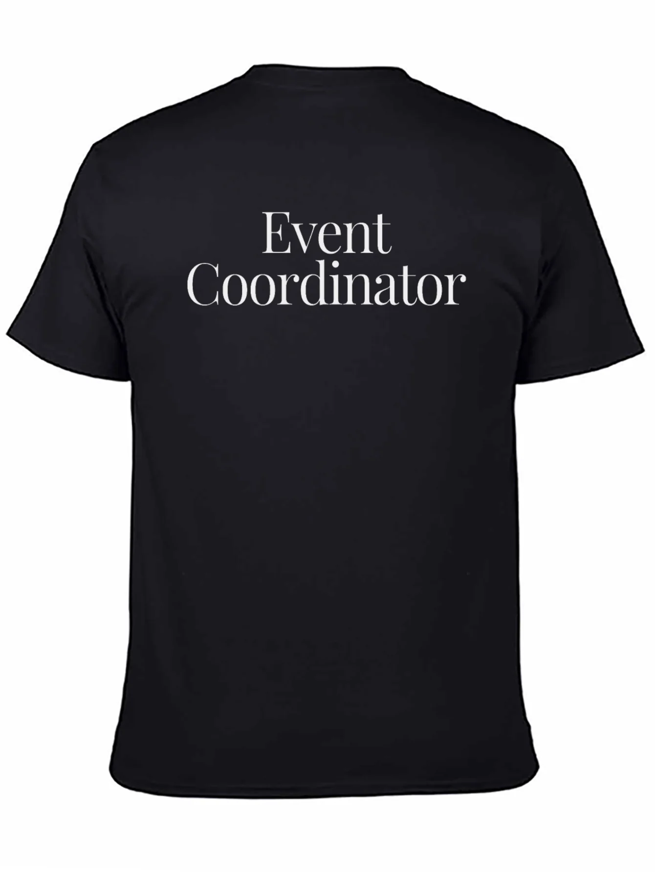 Camiseta Negra Event Coordinator