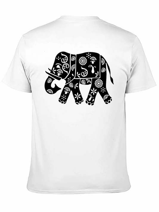 Rebbecca Black Elephant Floral Graphic Tee - Stylish Casual Comfort