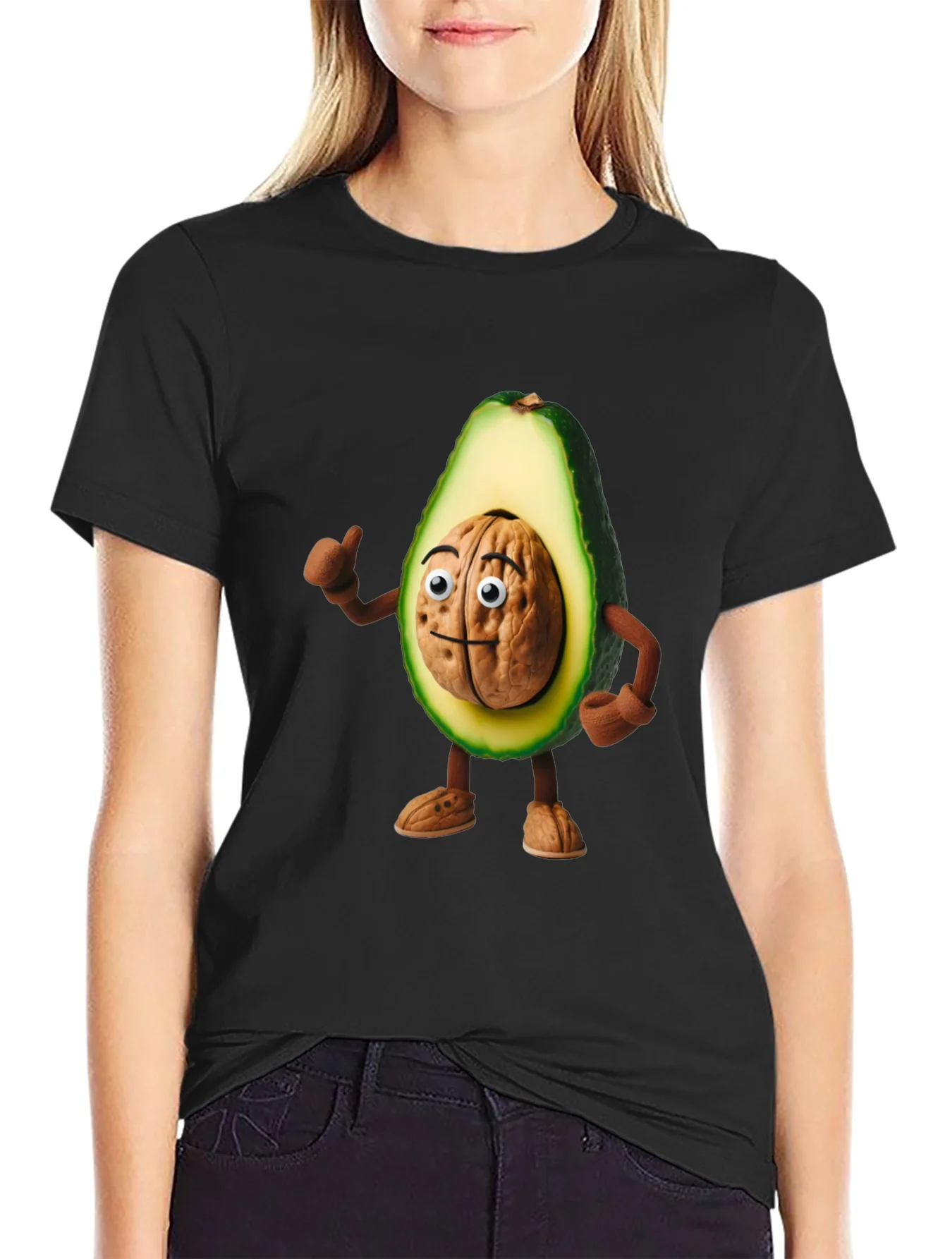Rebbecca Avocado Brain Funny Graphic T-Shirt