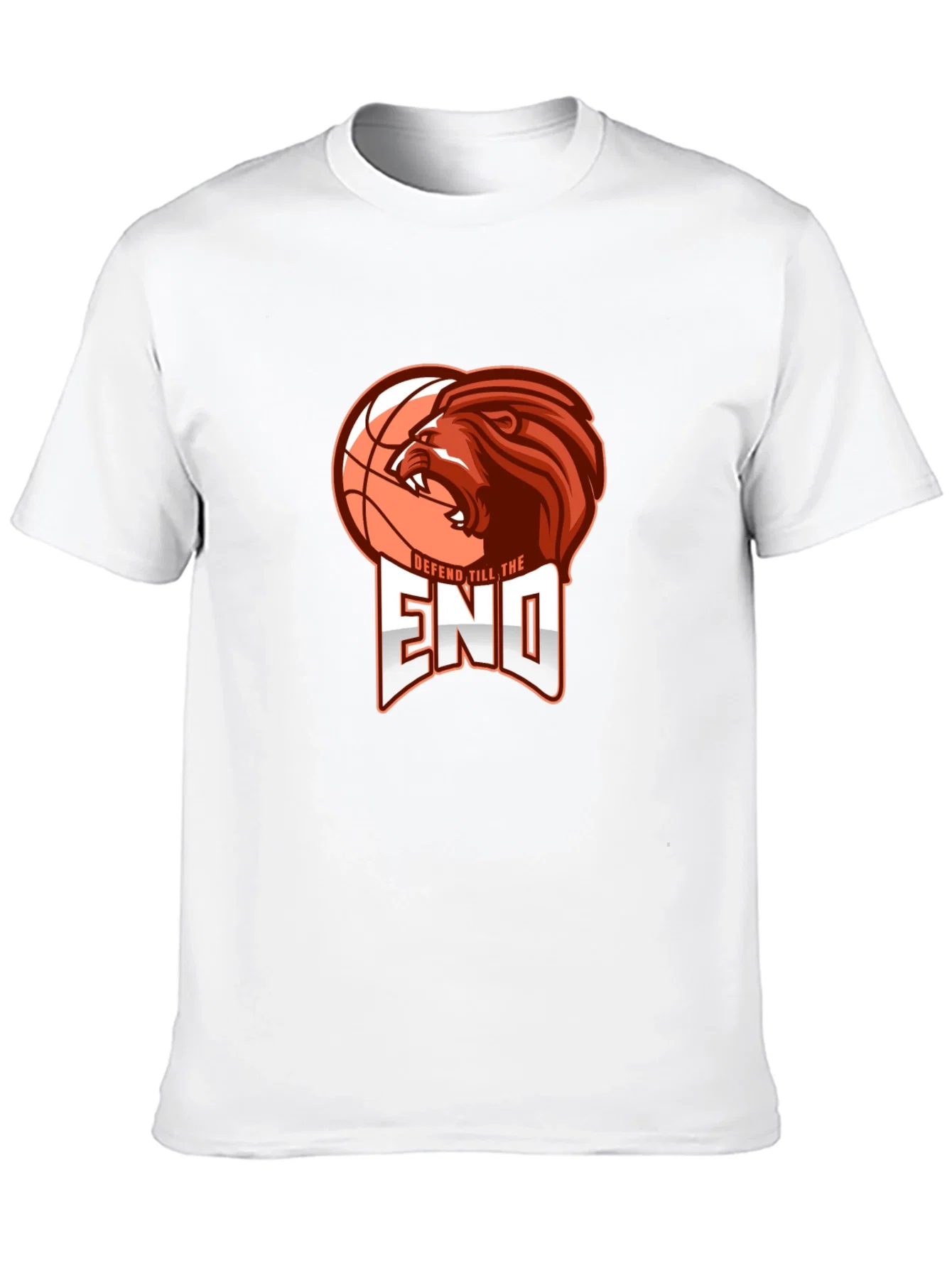 Rebbecca Defend Till the End Lion Basketball Graphic Tee