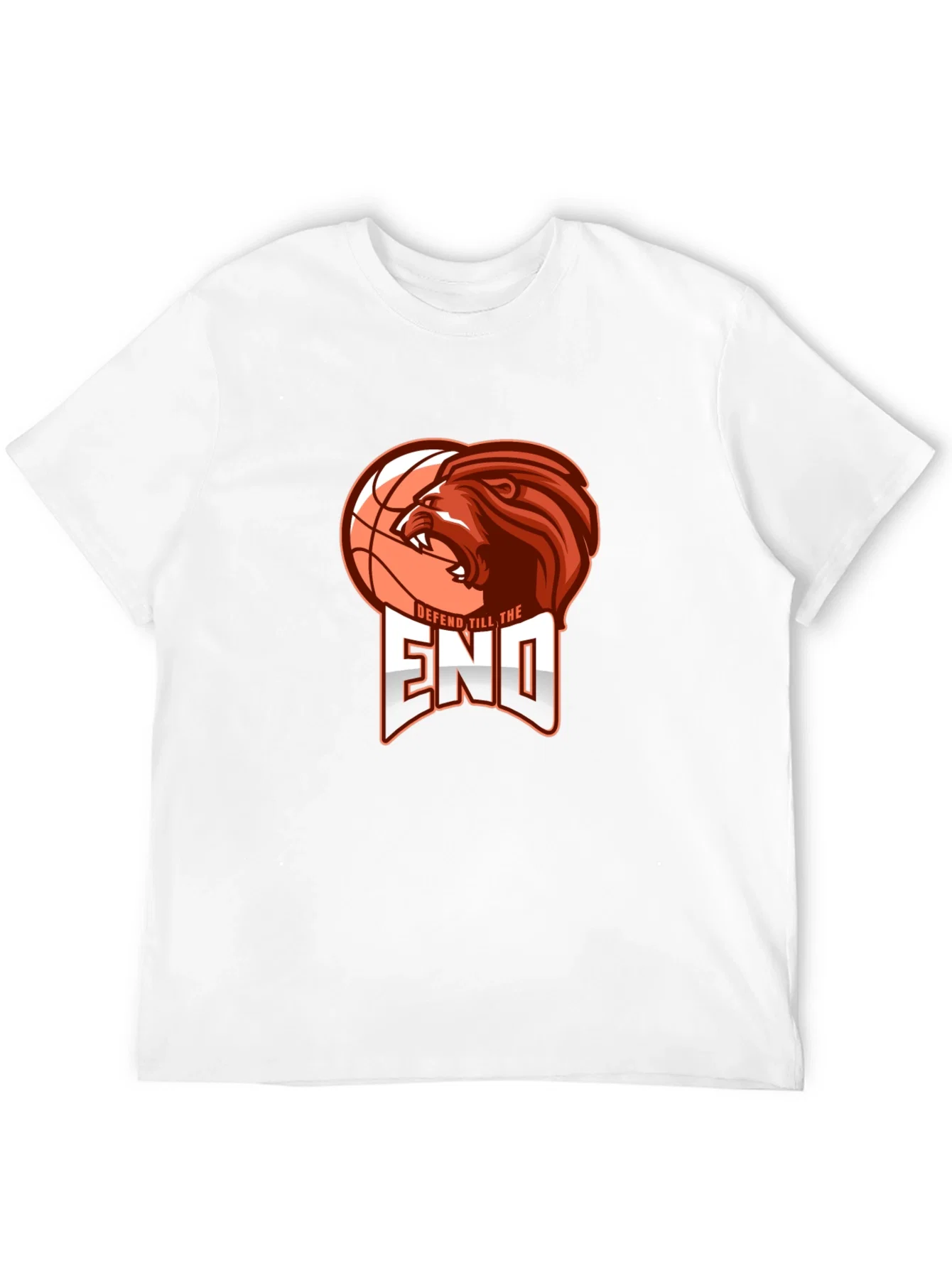 Rebbecca Defend Till the End Lion Basketball Graphic Tee