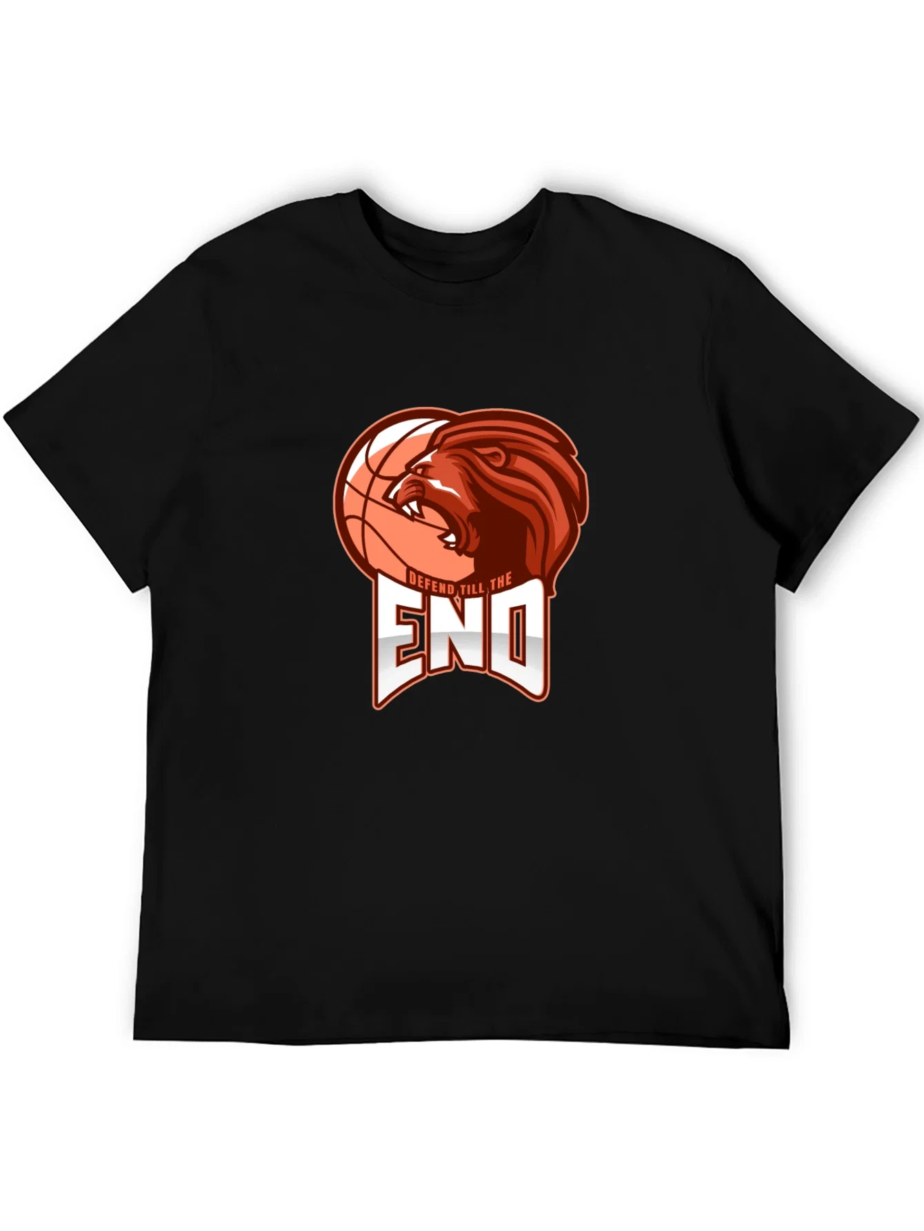 Rebbecca Defend Till the End Lion Basketball Graphic Tee