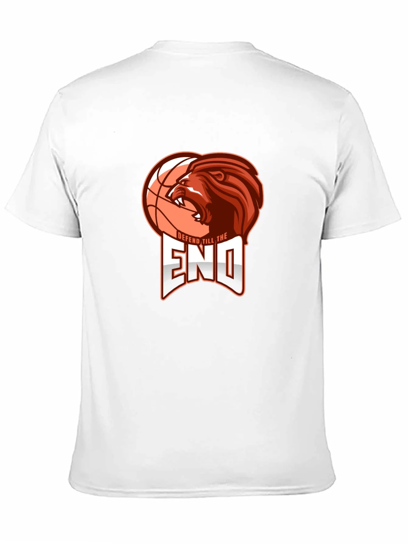 Rebbecca Defend Till the End Lion Basketball Graphic Tee