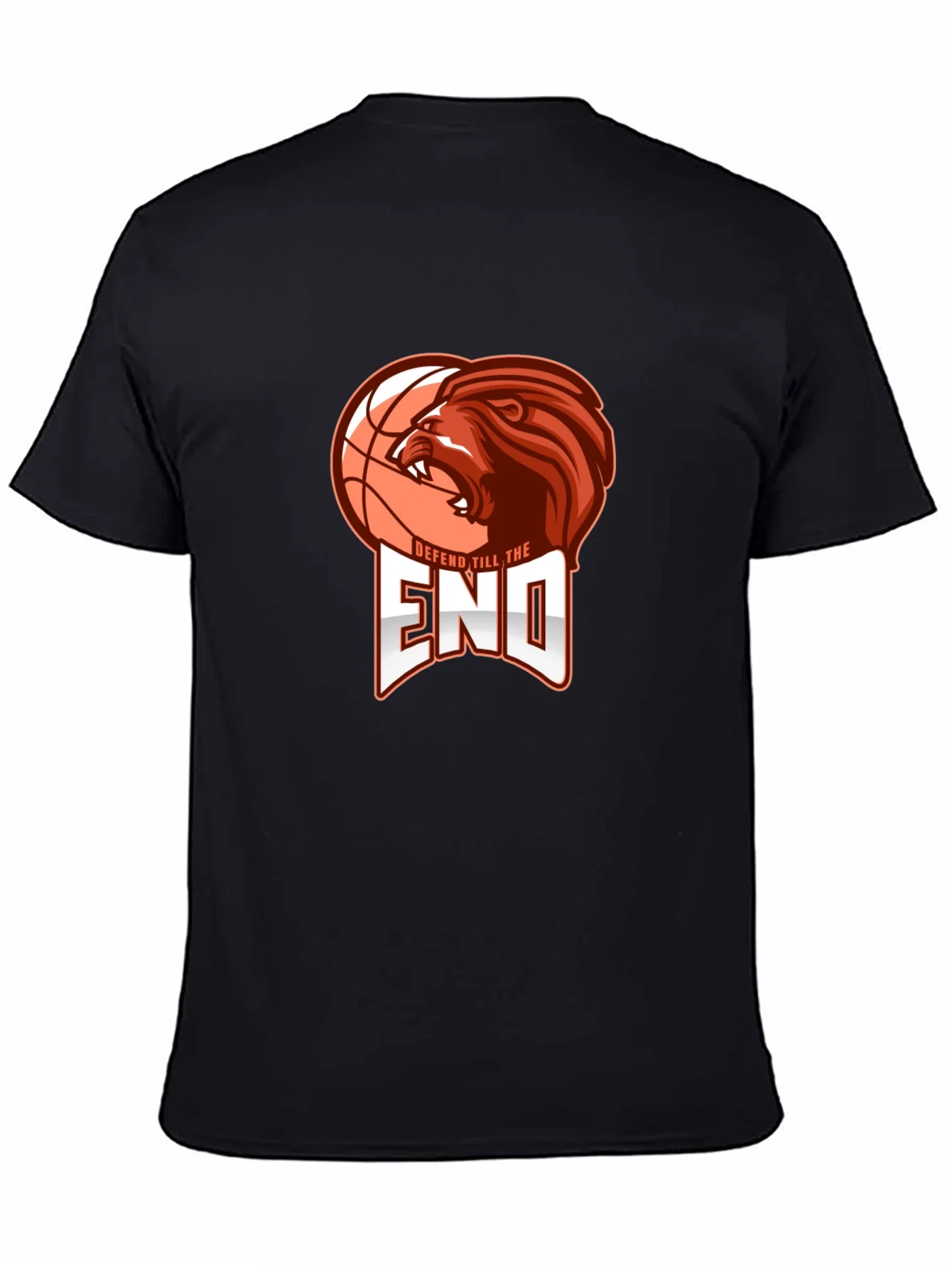 Rebbecca Defend Till the End Lion Basketball Graphic Tee