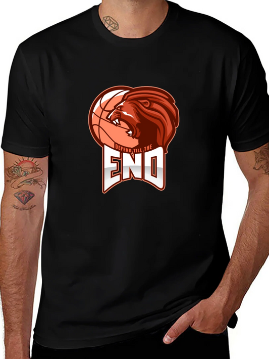 Rebbecca Defend Till the End Lion Basketball Graphic Tee