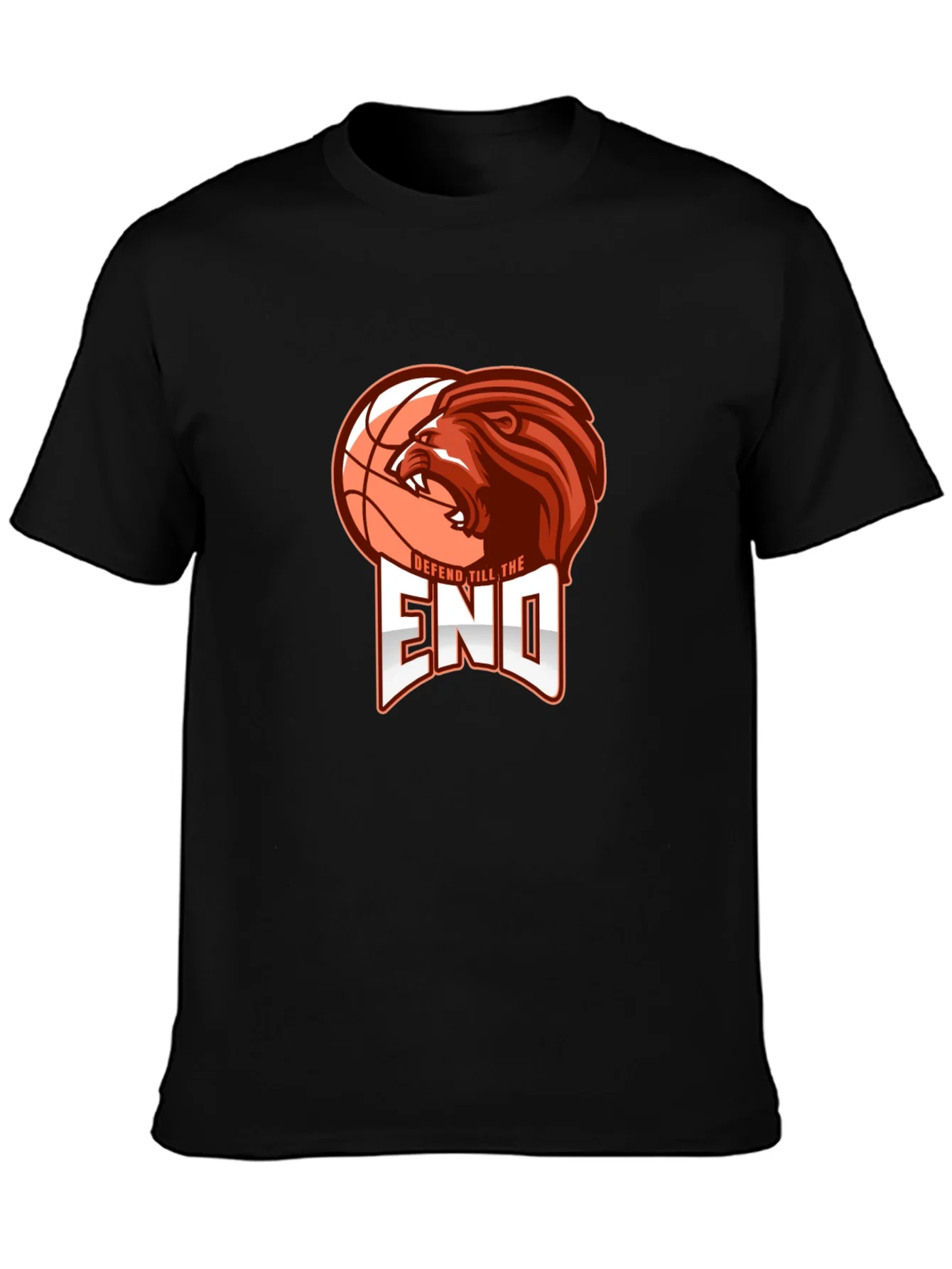 Rebbecca Defend Till the End Lion Basketball Graphic Tee