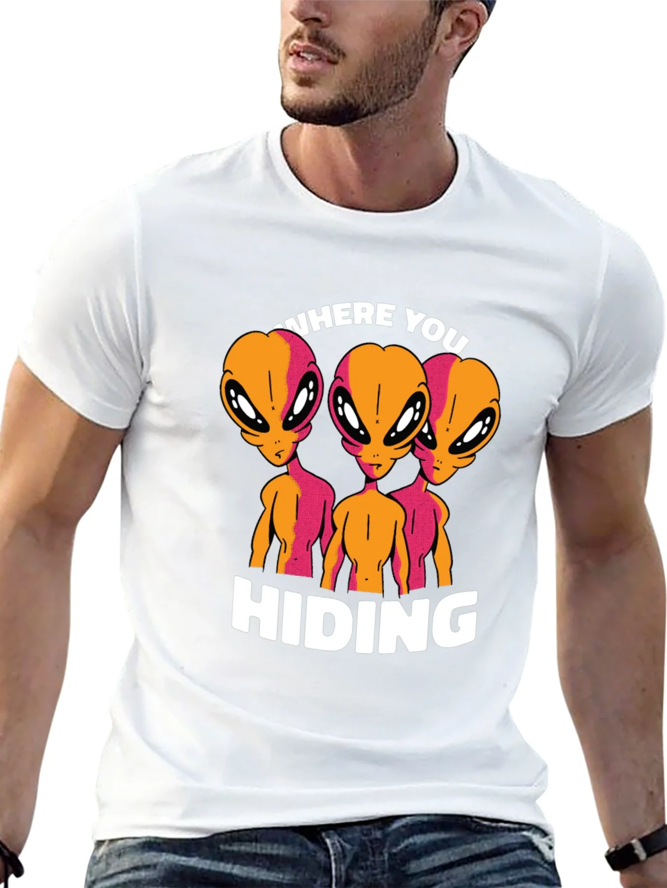 Rebbecca Alien Graphic T-Shirt - Where You Hiding?
