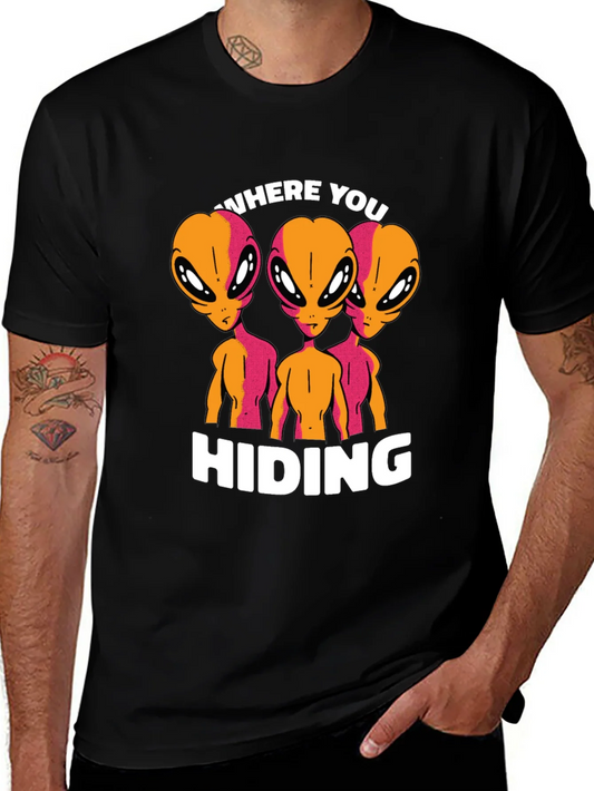 Rebbecca Alien Graphic T-Shirt - Where You Hiding?