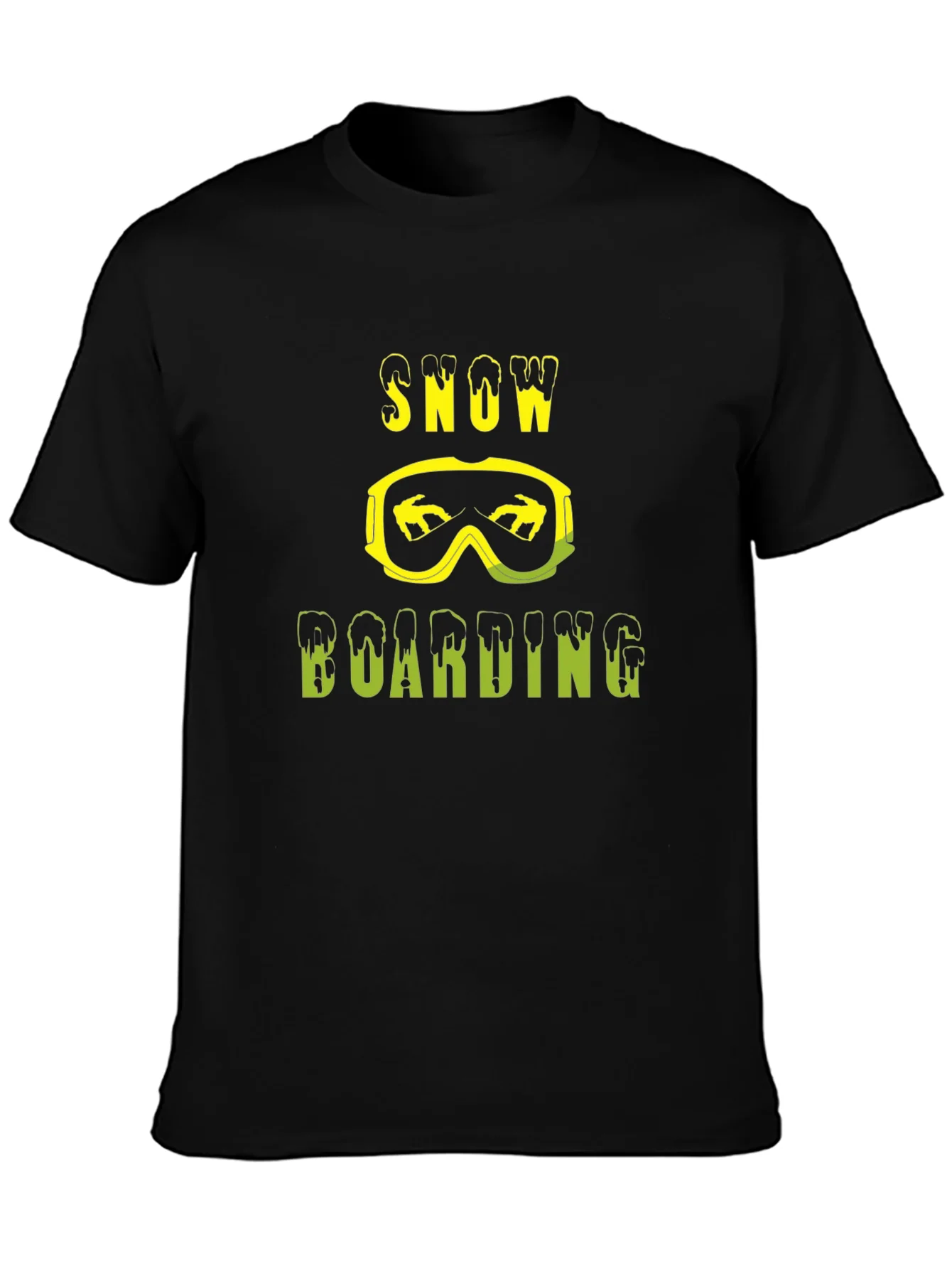 Rebbecca Snowboarding Graphic T-Shirt - Black
