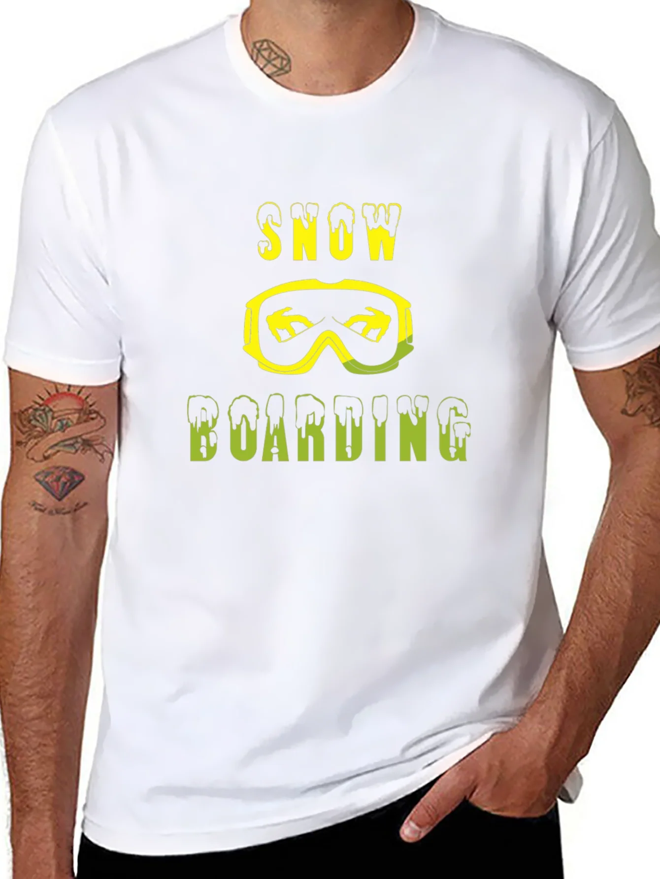 Rebbecca Snowboarding Graphic T-Shirt - Black