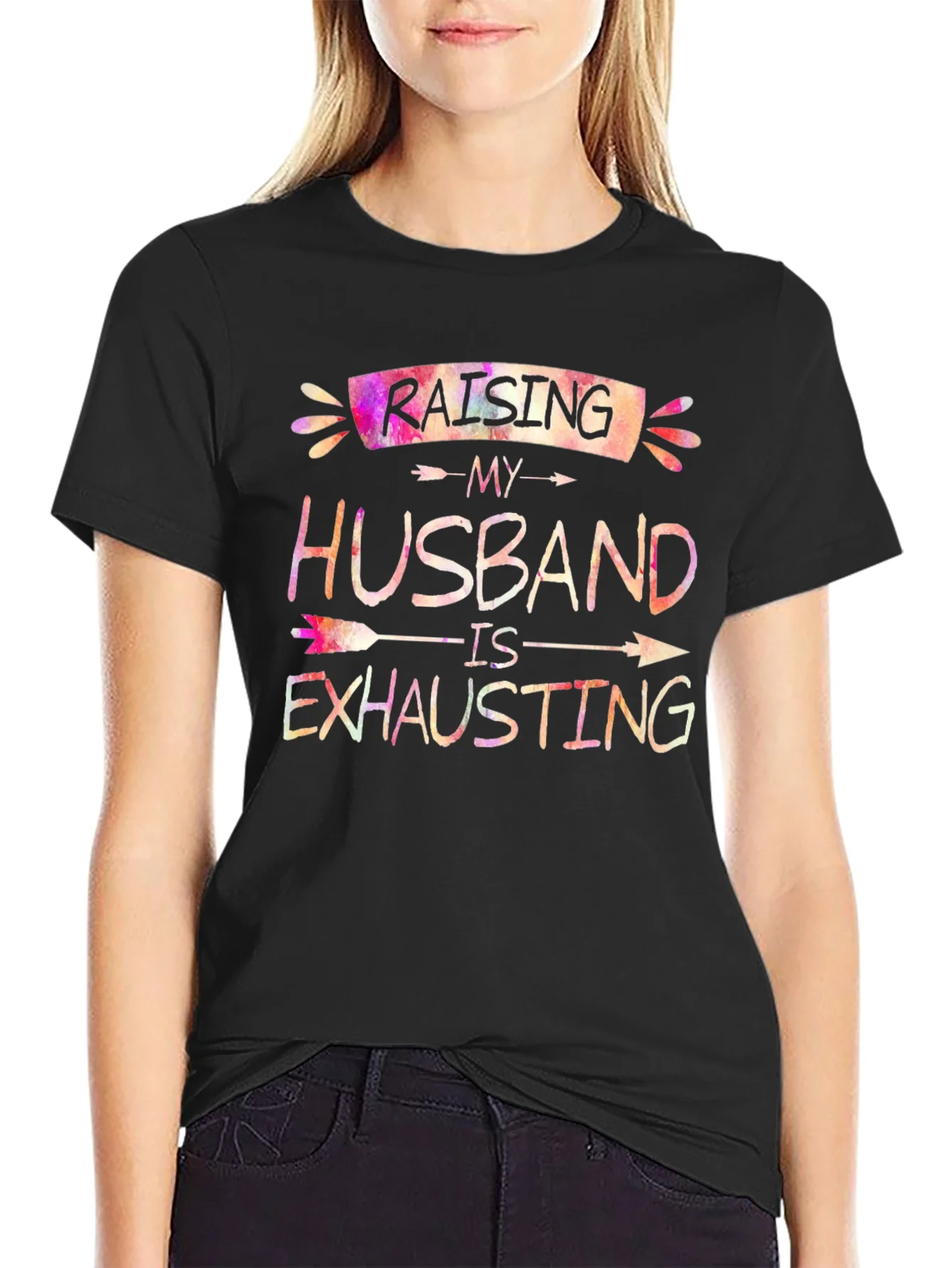 Rebbecca Raising My Husband T-Shirt Funny Wife Tee