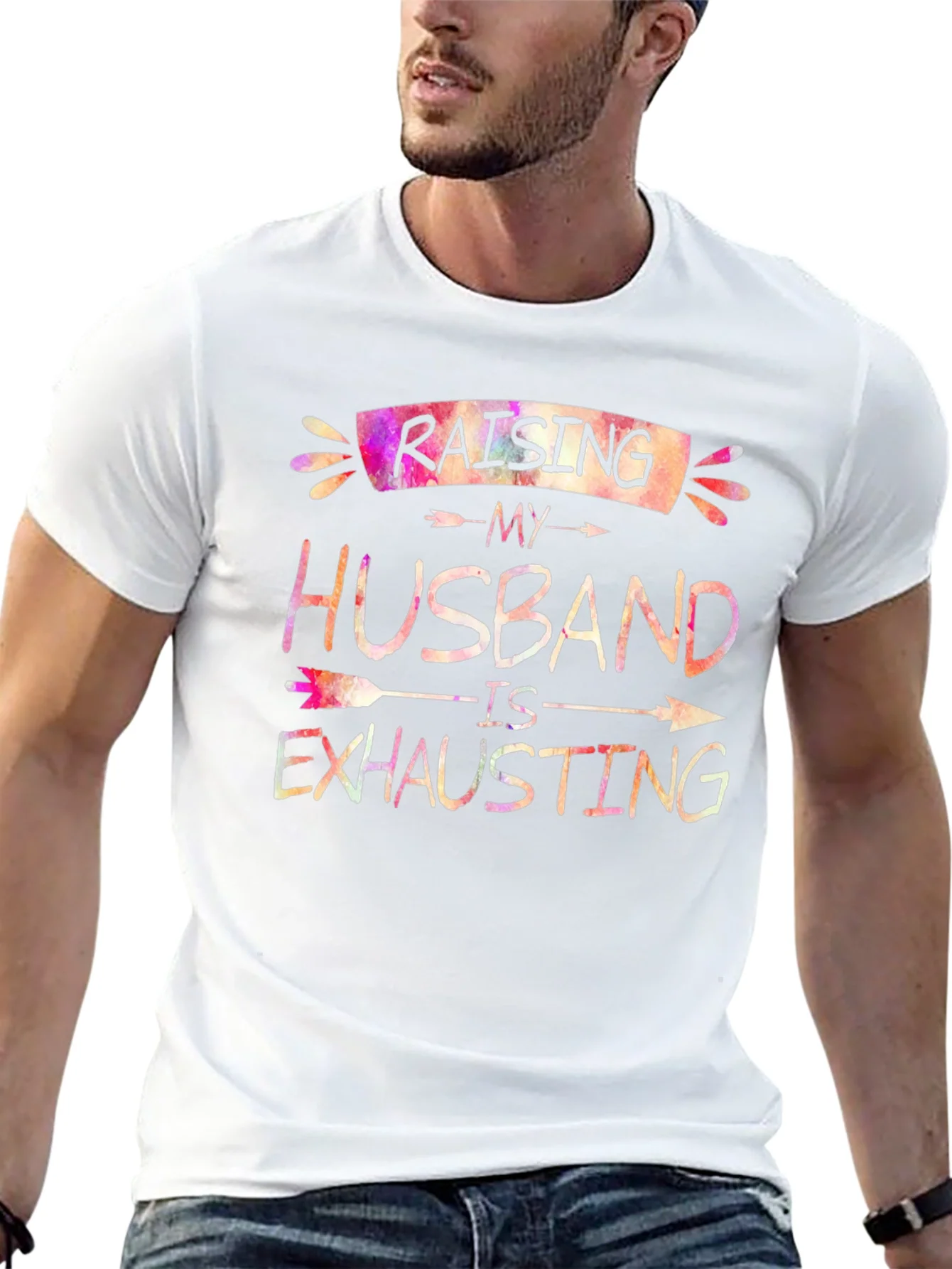 Rebbecca Raising My Husband T-Shirt Funny Wife Tee