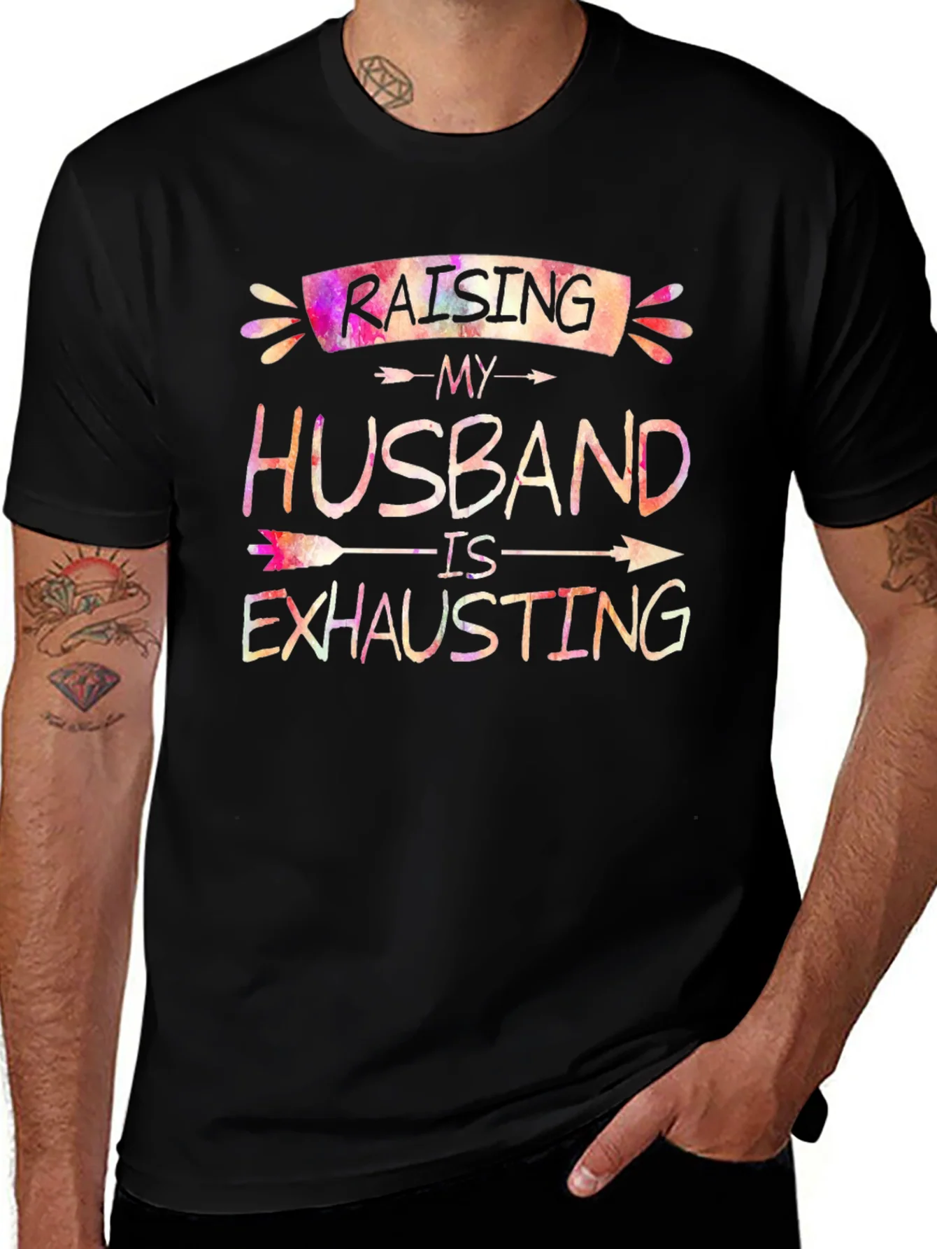 Rebbecca Raising My Husband T-Shirt Funny Wife Tee