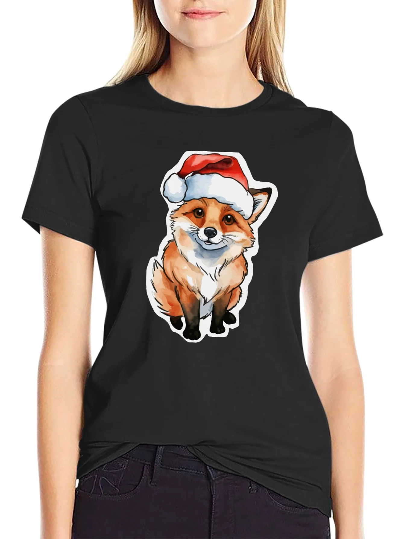 Rebbecca Festive Fox T-Shirt - Holiday Cheer