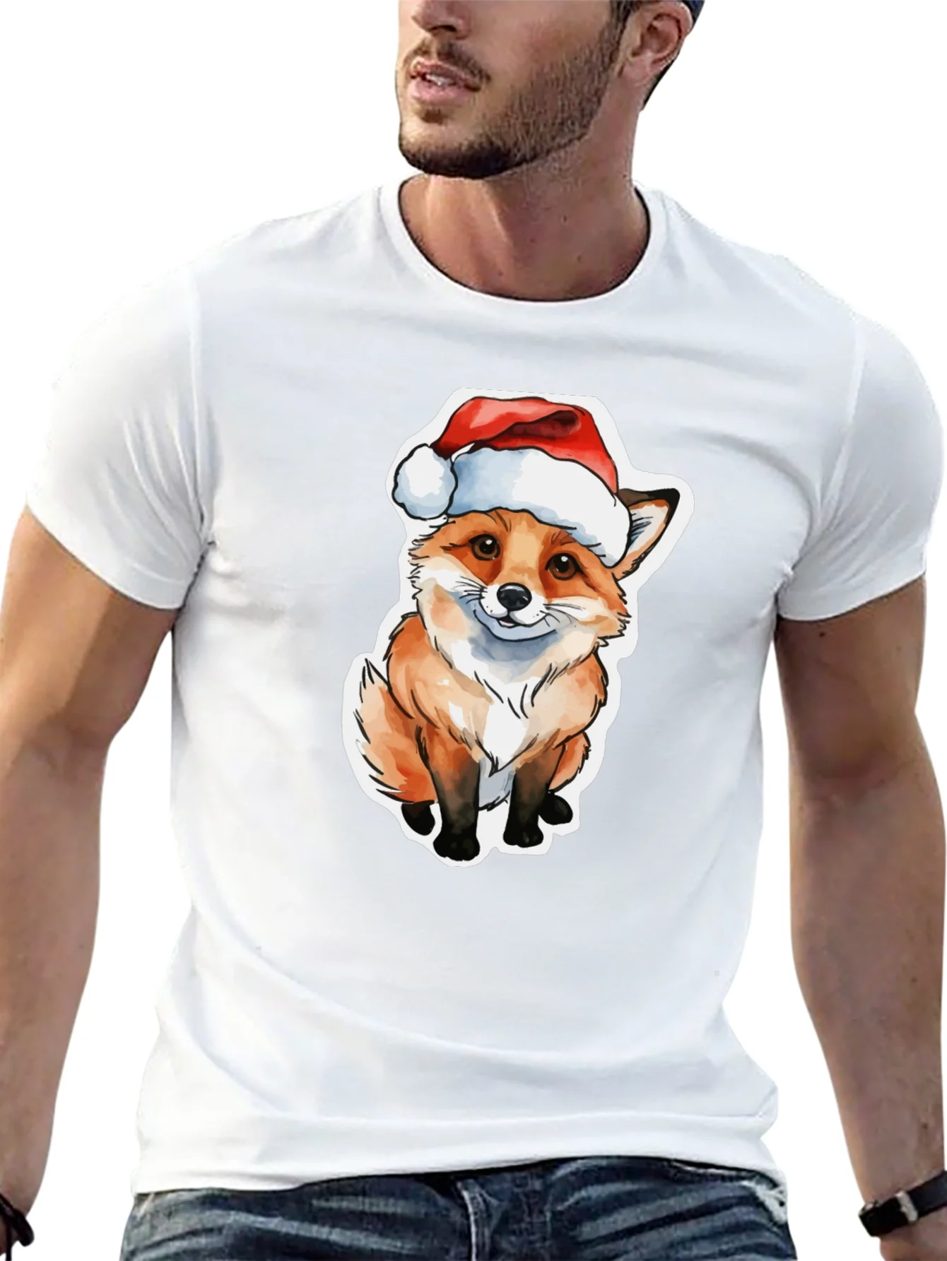 Rebbecca Festive Fox T-Shirt - Holiday Cheer